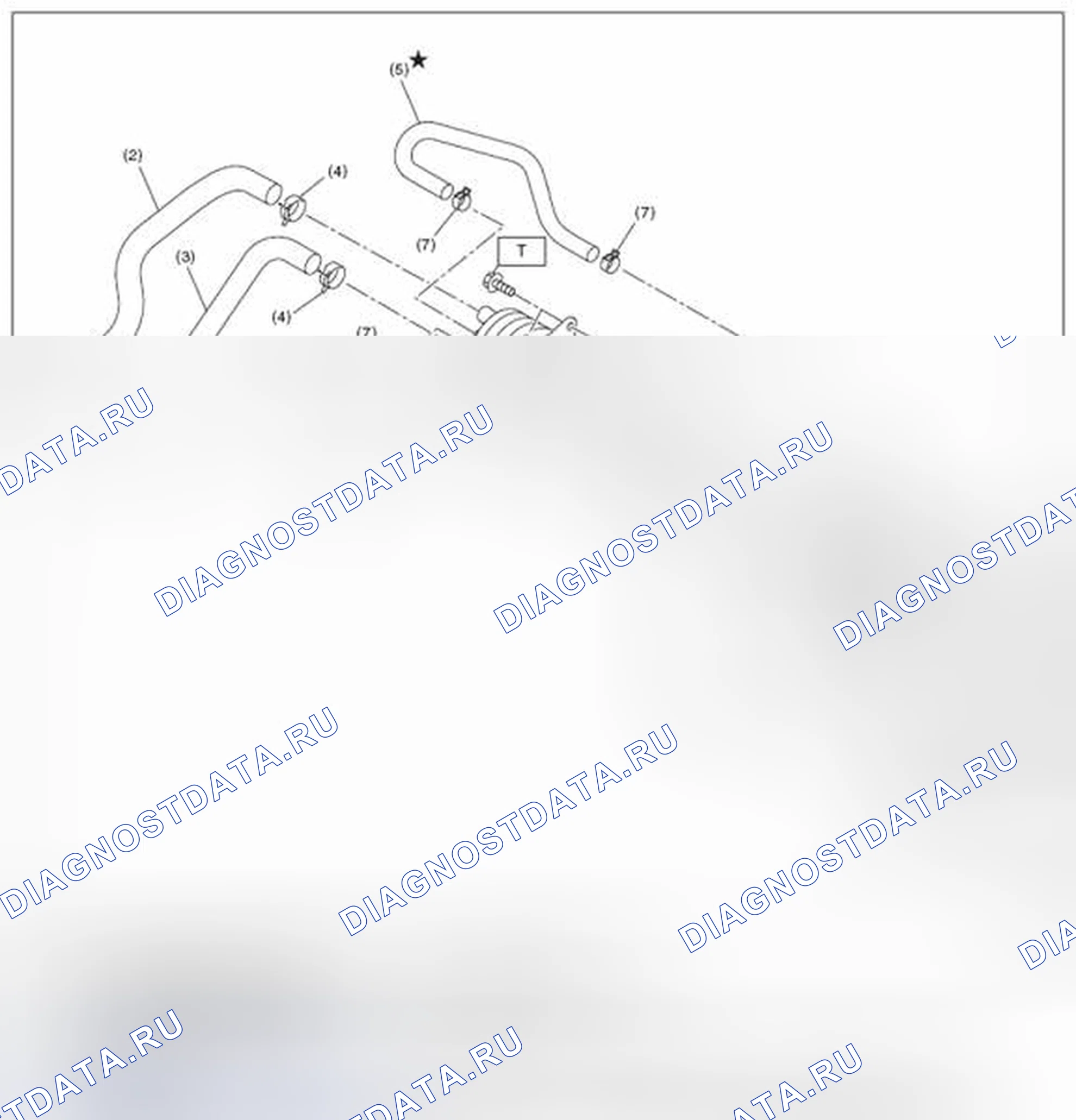 Рис. 378: КУЛЕР CVTF (С ФУНКЦИЕЙ ПОДОГРЕВА). Subaru Impreza GK