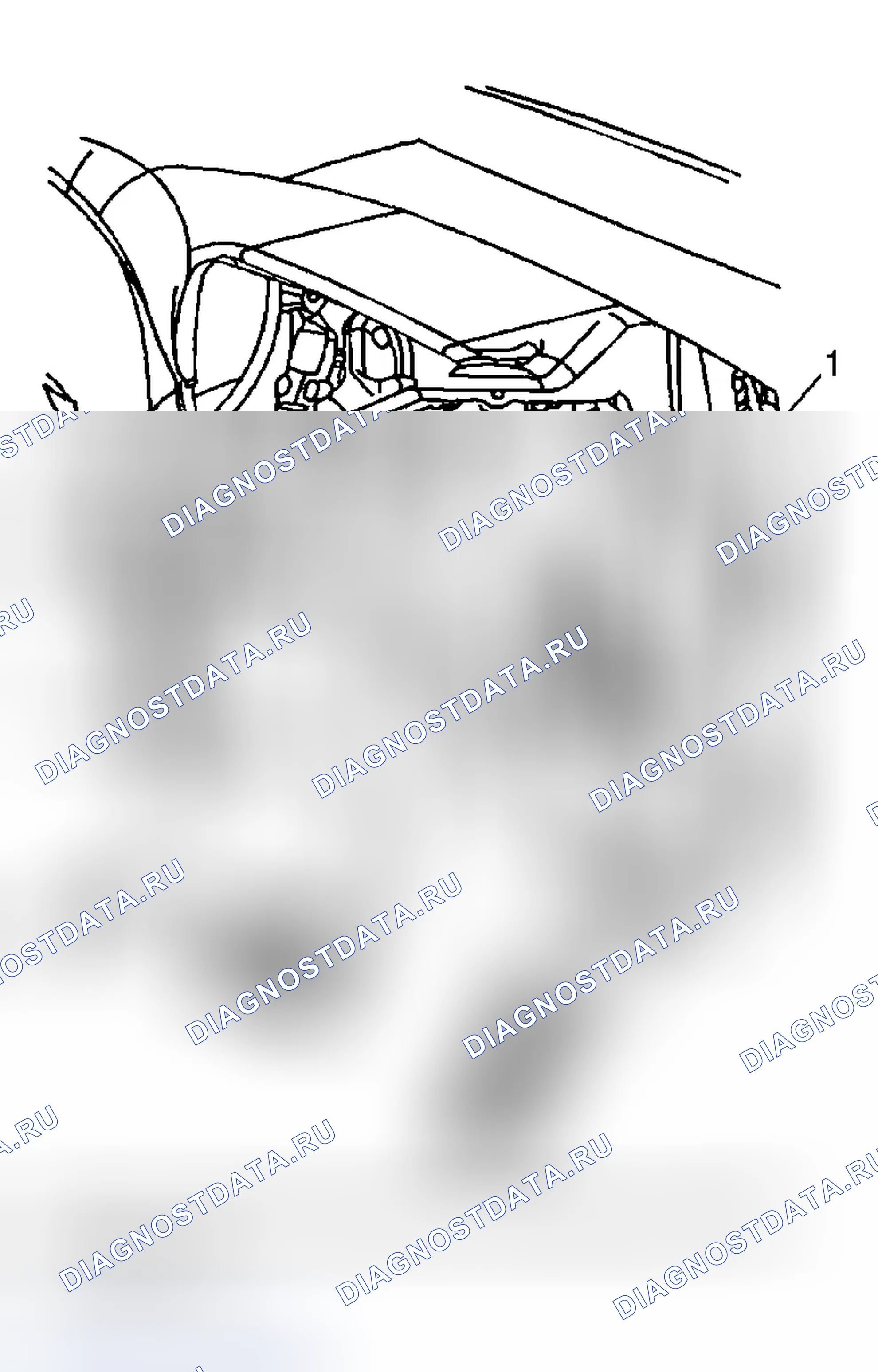 Рис. 50: РАСПОЛОЖЕНИЕ КОМПОНЕНТОВ. Chevrolet TrailBlazer I