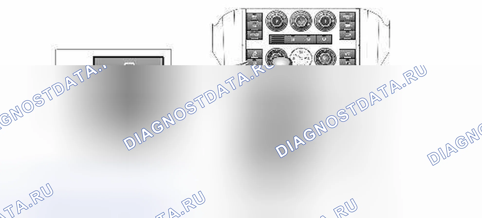 Рис. 1: ПЕРЕКЛЮЧАТЕЛЬ КОНТРОЛЯ ДИНАМИЧЕСКОЙ УСТОЙЧИВОСТИ. Land Rover Range Rover III рестайлинг 2