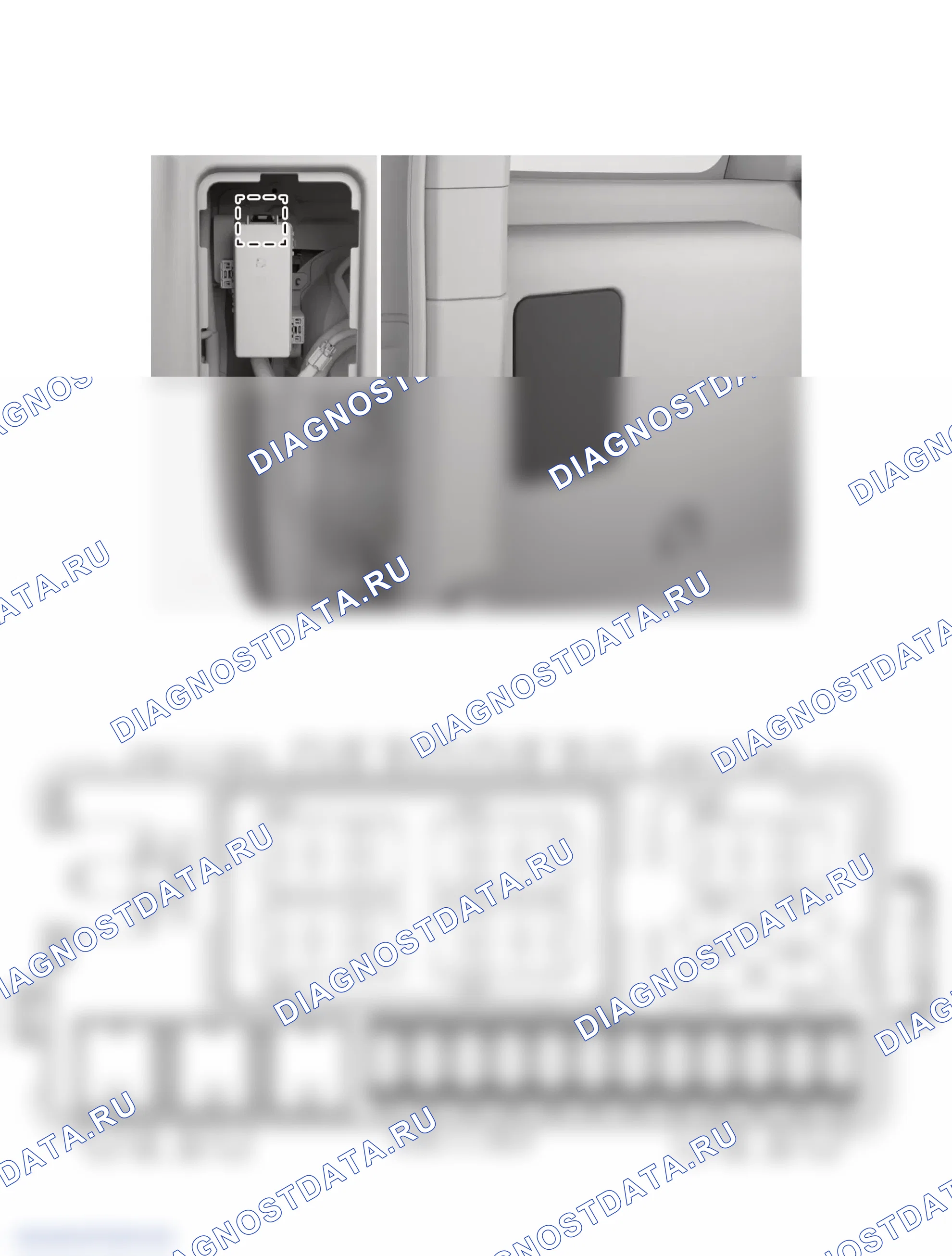 Информация о блоке предохранителей F301, F302, F303, F304, F305, F306, F307, F308, F309, F310, F311, F312, F315, F316, F317, F318, F319 (стр. 1) — Задний блок предохранителей кузова. Tank 300 II