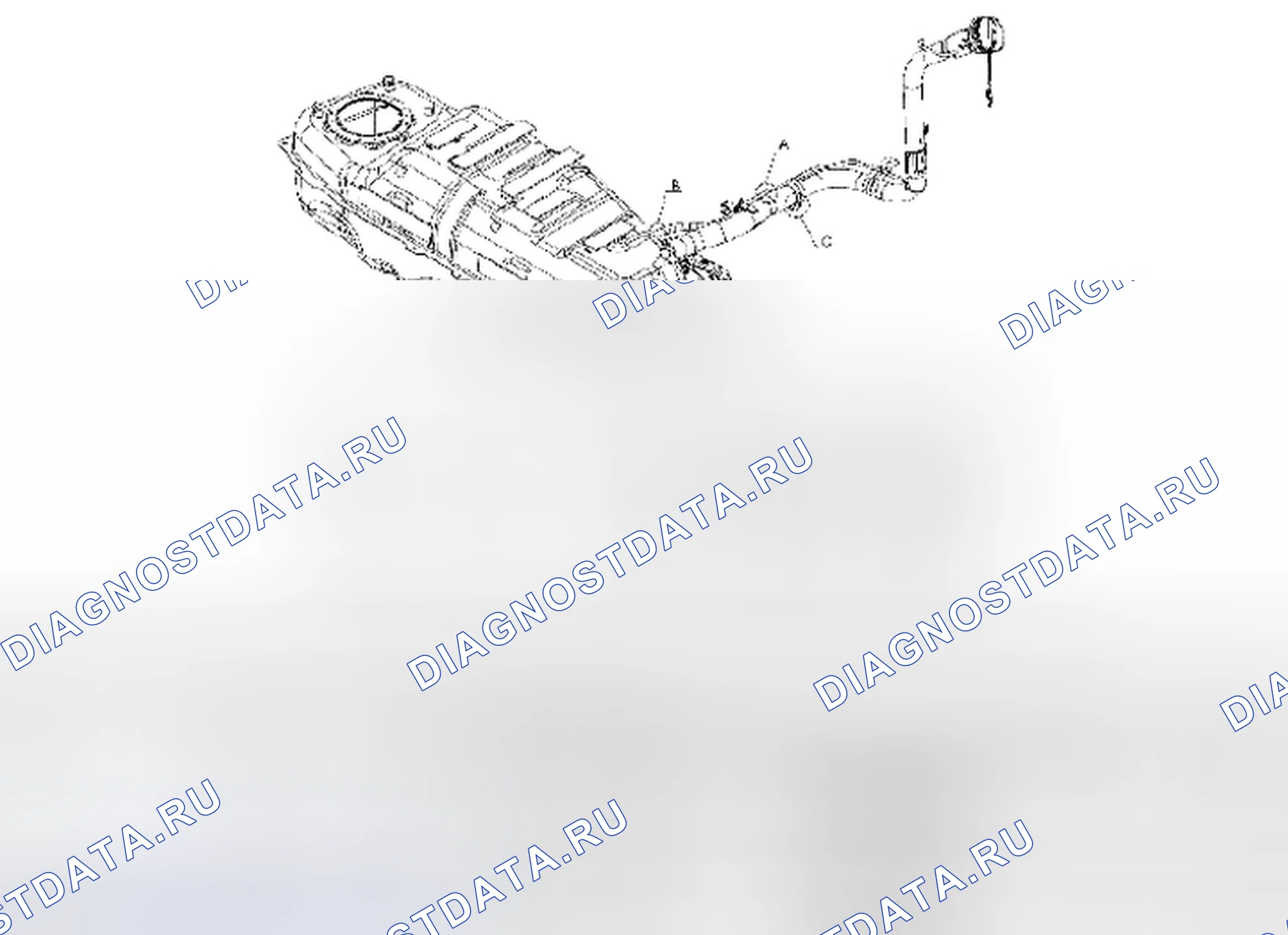 Рис. 42: Модель проверки герметичности без EVAP. Suzuki SX4 I