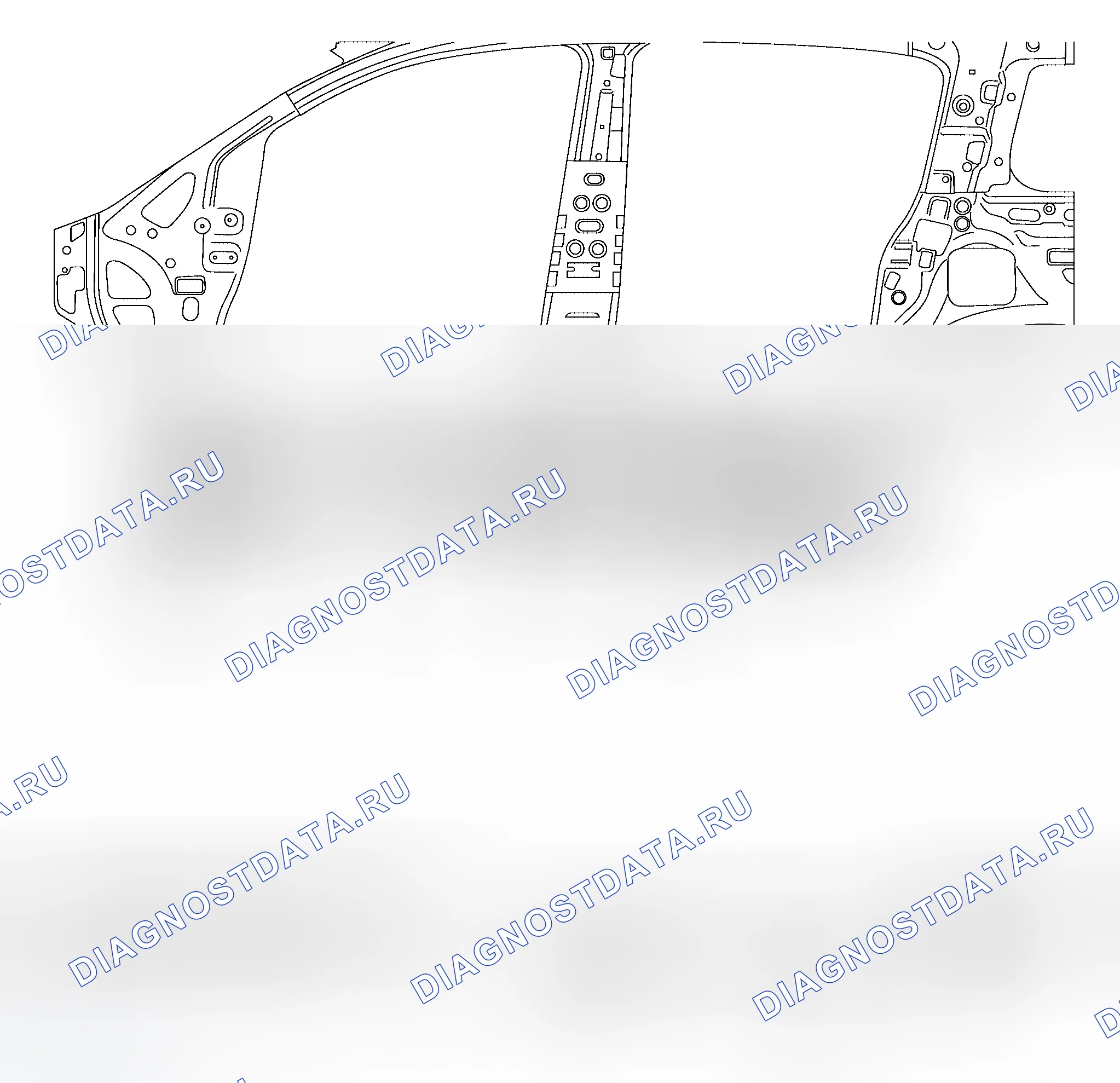 Рис. 358: ВНЕШНИЙ ПОДОКОННИК. Infiniti QX56 I