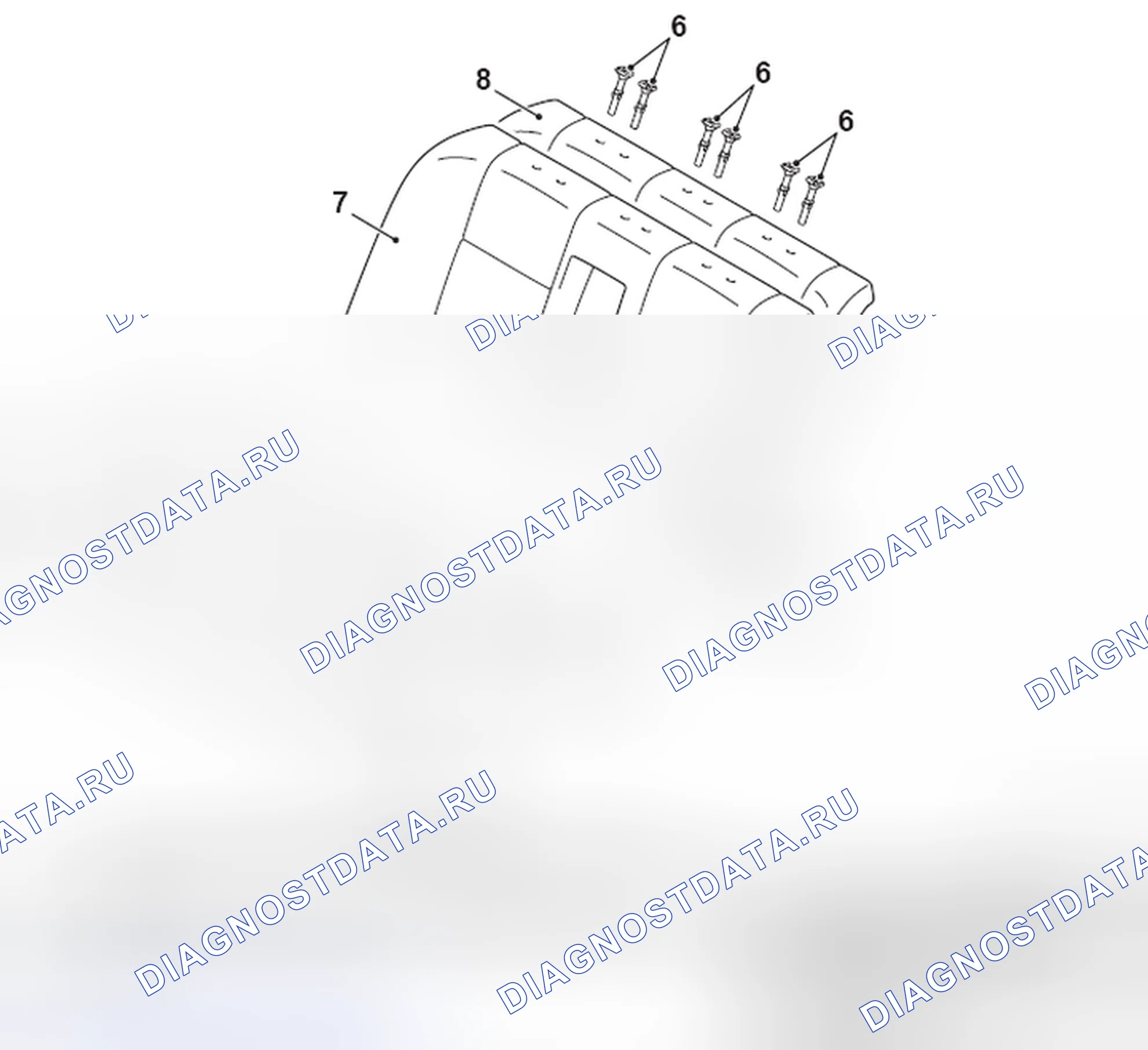 Рис. 130: LANCER: BENCH сиденье. Honda Domani MB