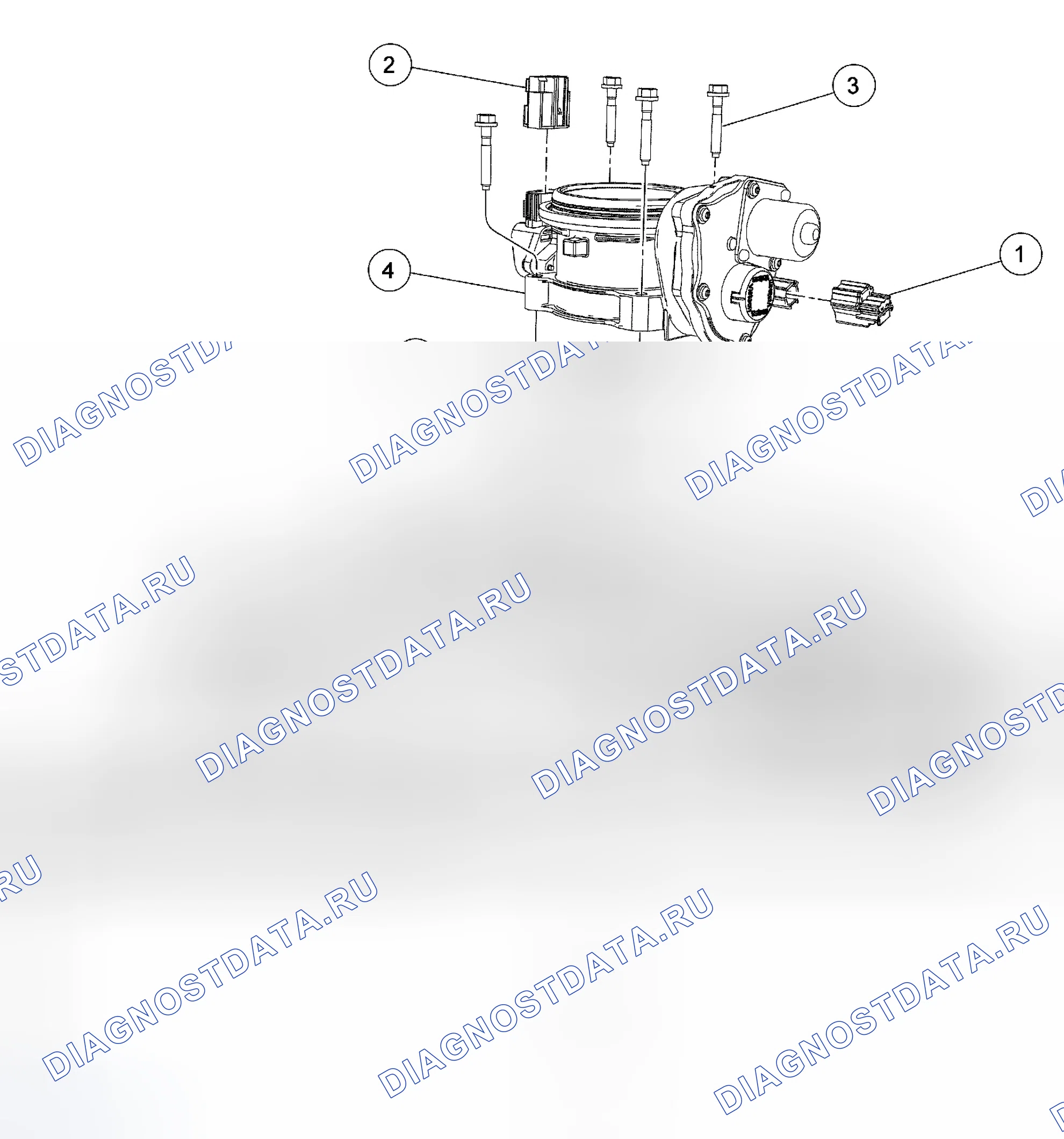 Рис. 153: Корпус дроссельной заслонки. Ford Pickup F350 Super Duty 