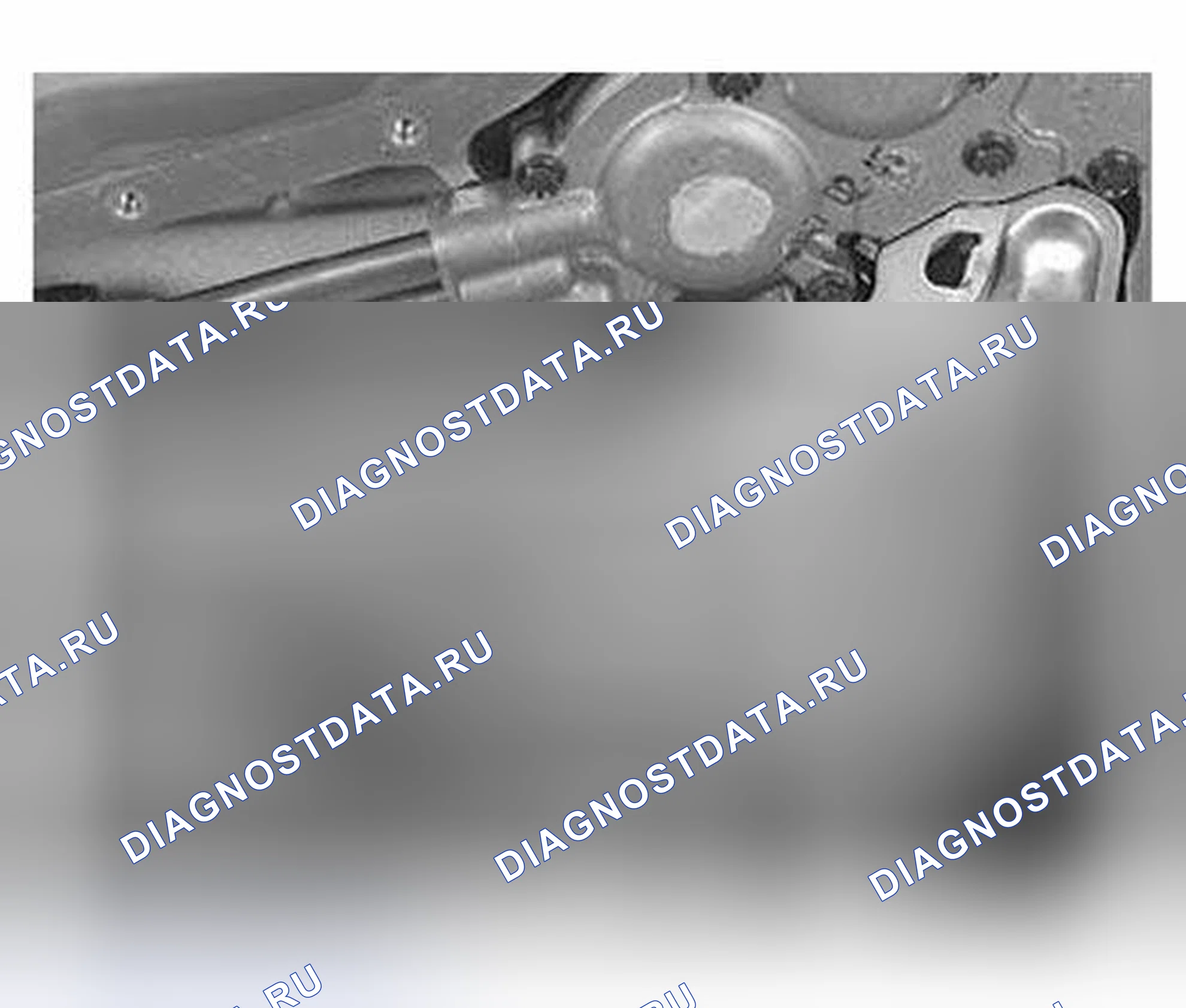 Рис. 419: Установка масляного поддона. Volvo XC90 I