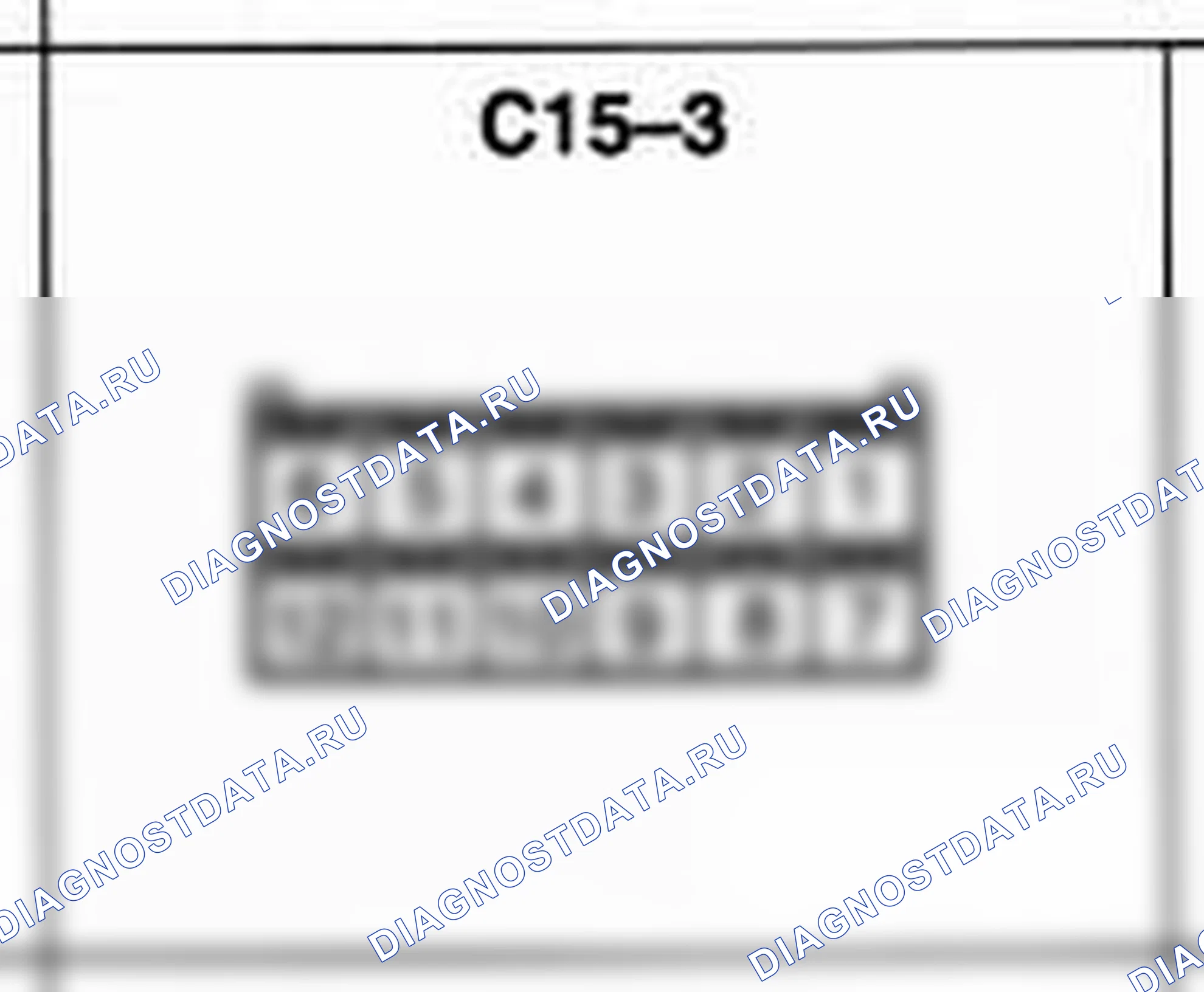 Распиновка разъёма C15-3 — жгута управления. Hyundai Atos MX