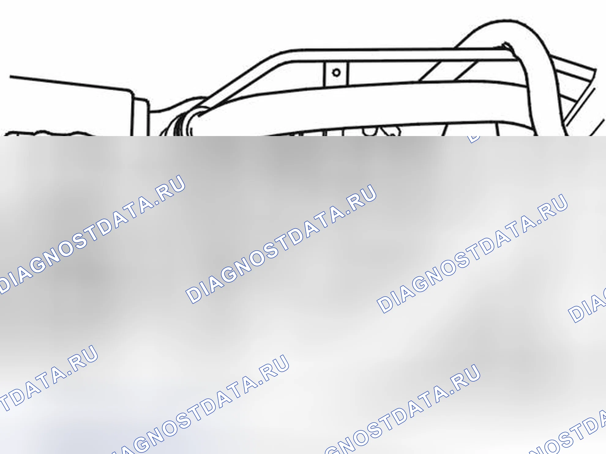 Рис. 379: Демонтаж насоса для диагностики утечек. Volvo S60 I