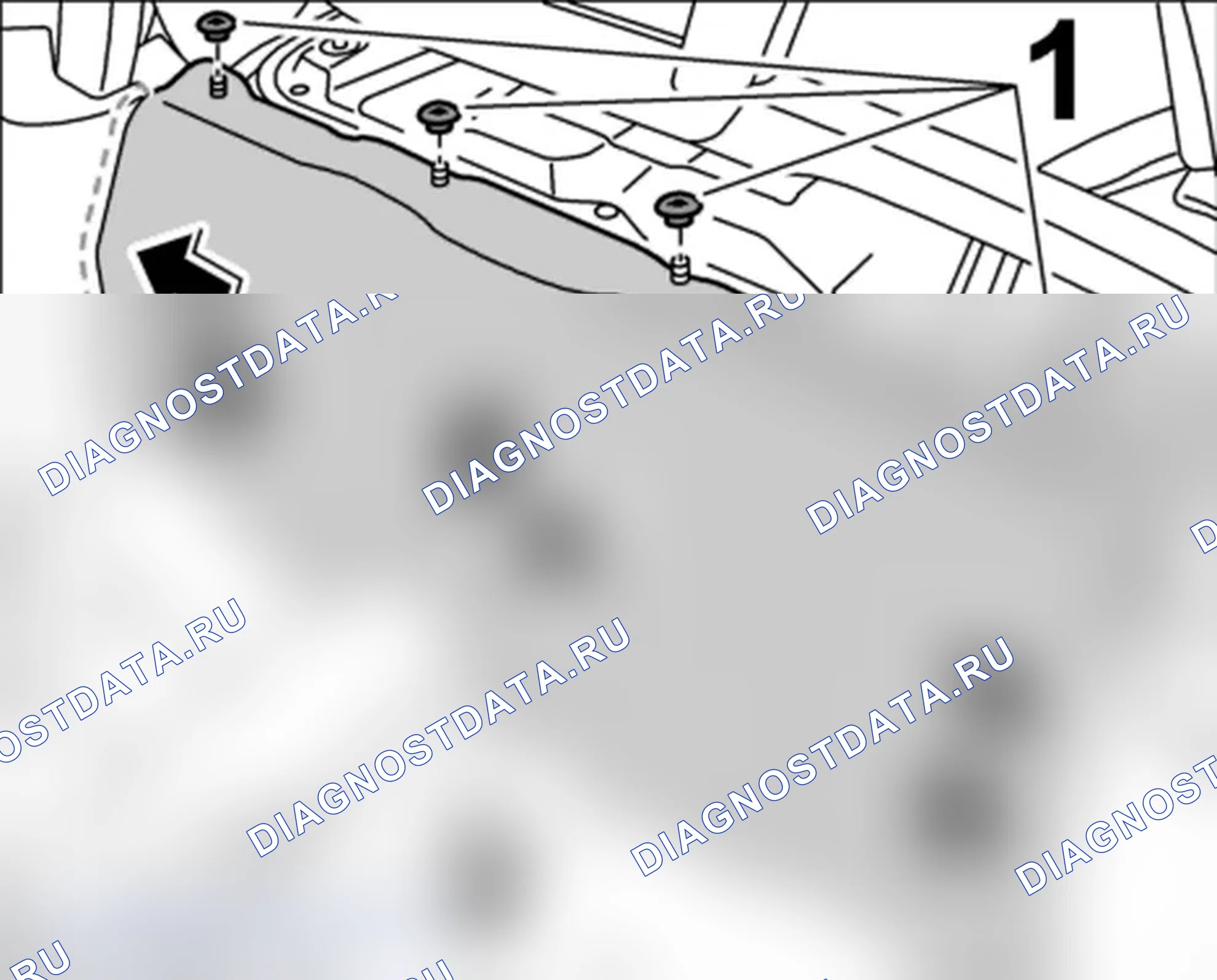Рис. 113: Установка обивка задней стенки. Porsche Boxster S 987