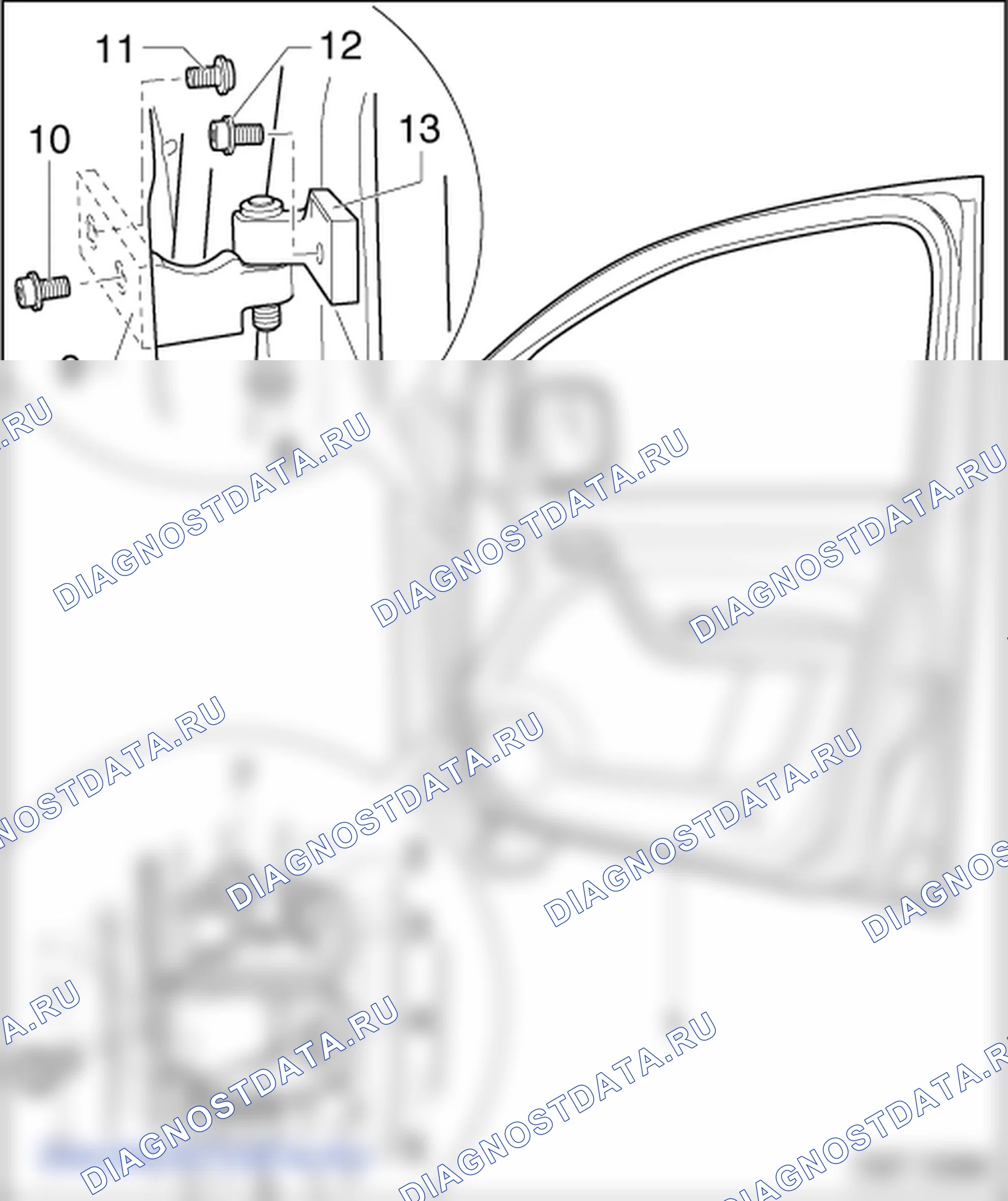 Передняя дверь. Volkswagen Caddy Iii