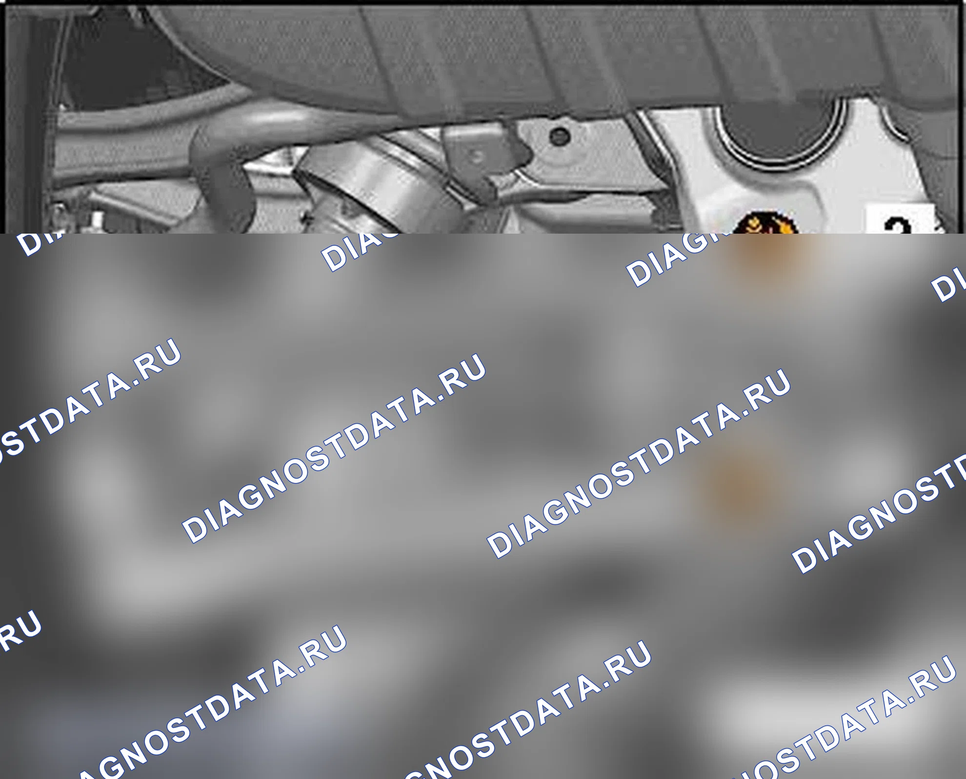Рис. 8: РАЗВАЛ ЗАДНЕГО МОСТА, РЕГУЛИРОВКА. Audi Q7 4L рестайлинг