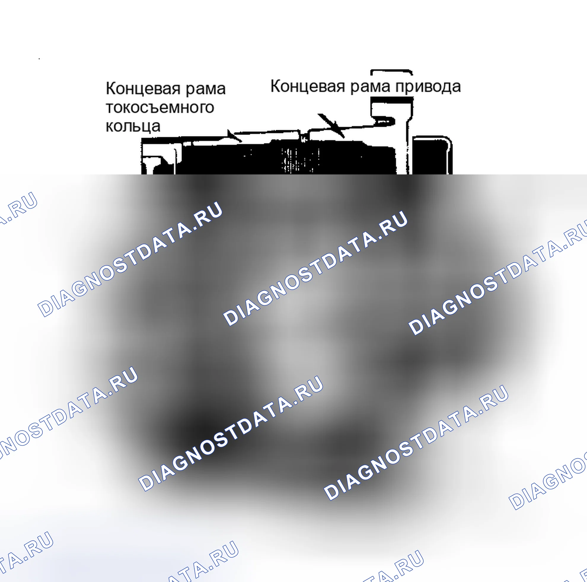 Рис. 1: Вид в разрезе генератора переменного тока интегрального регулятора серии SI. Chevrolet Step Van P20 