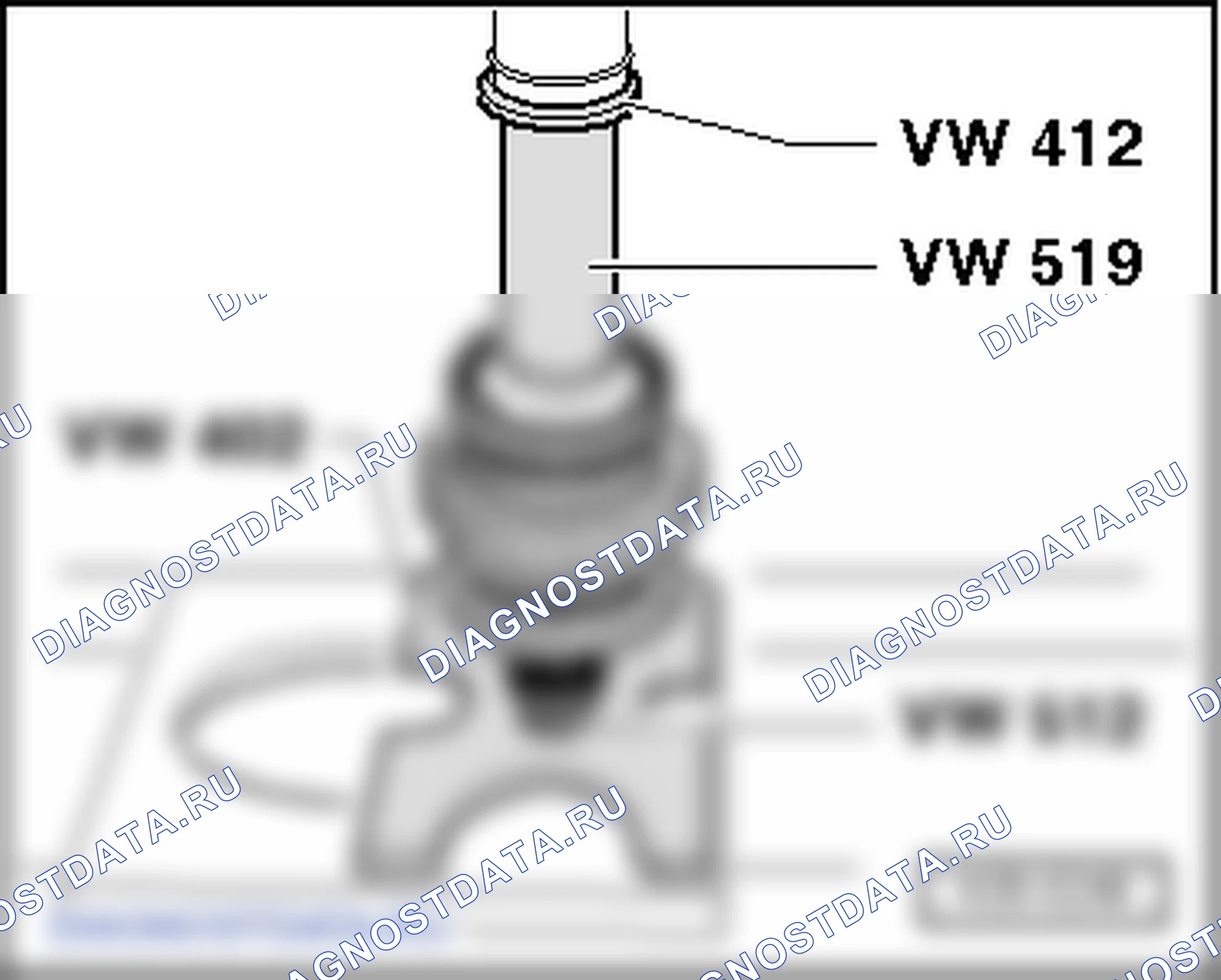 Проверка блокирующего кольца синхронизатора 4 передачи на износ. Volkswagen Golf Mk5