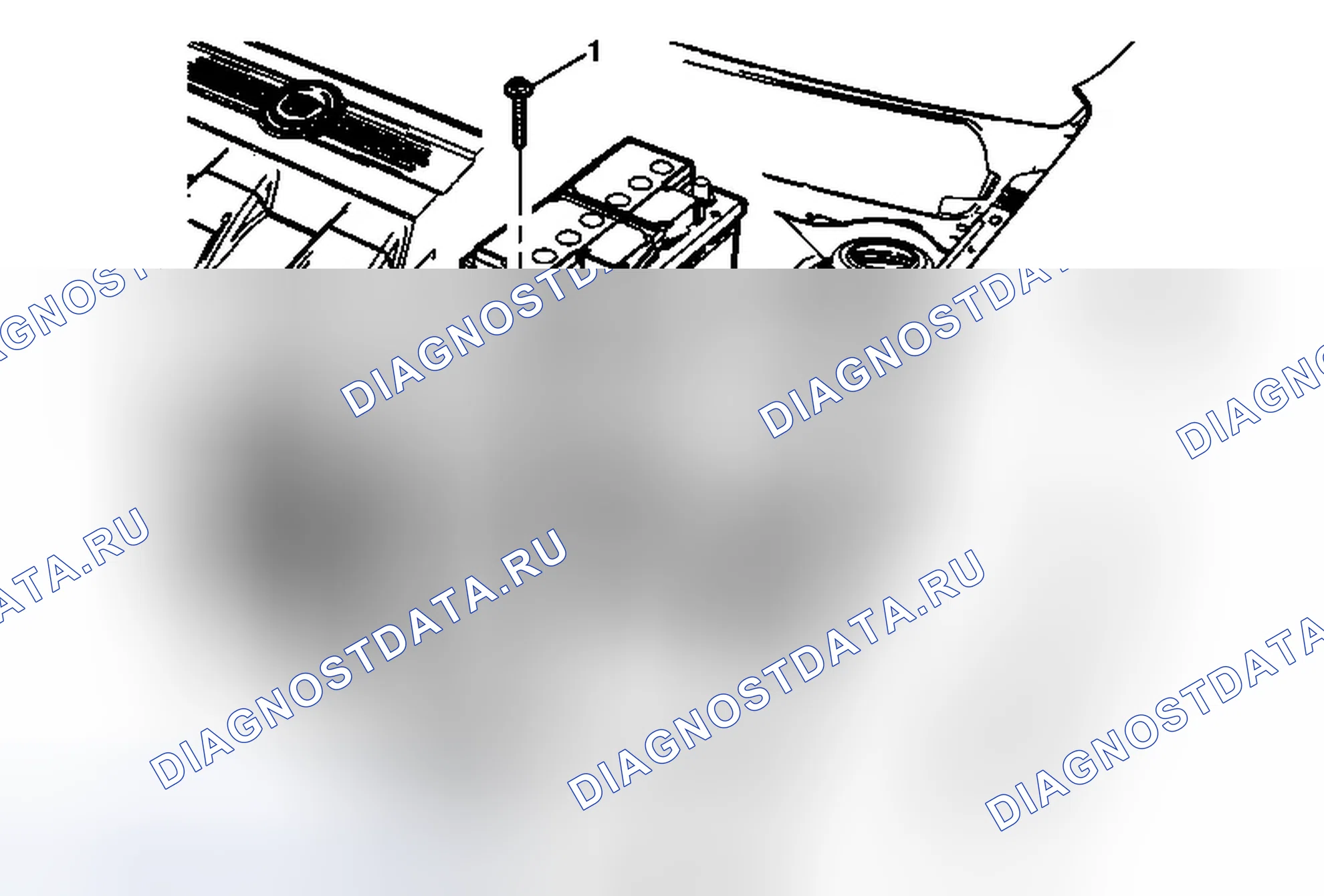 Рис. 5: Замена батареи. Cadillac SRX II рестайлинг