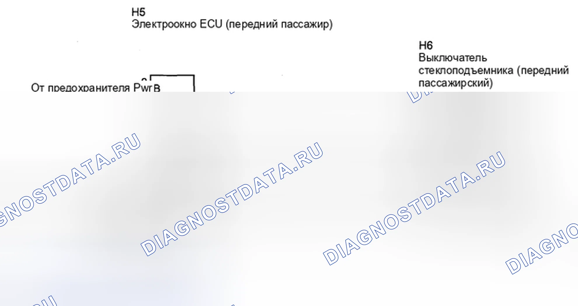 Рис. 4: электросхема. Haval H5 II