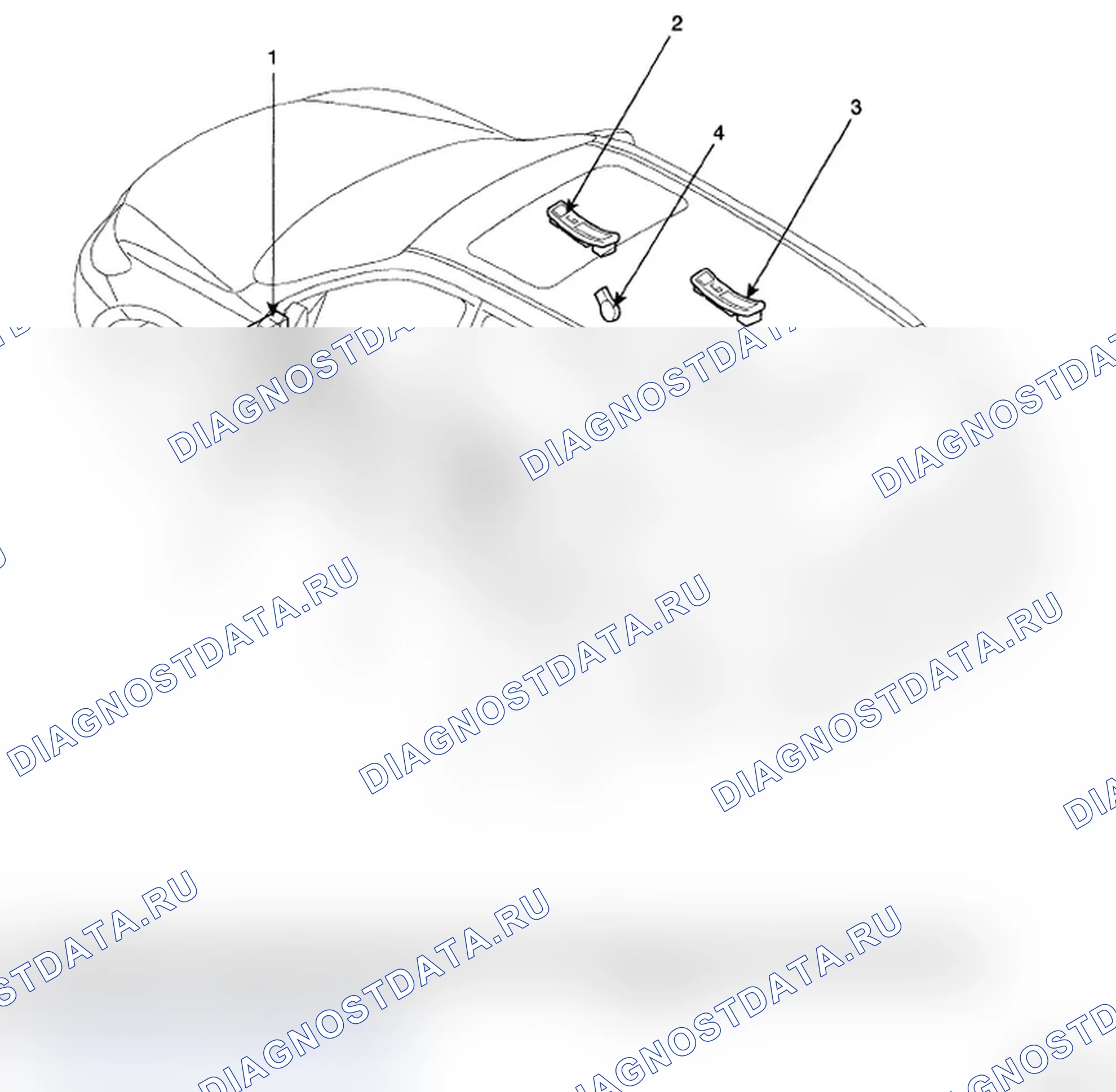 Рис. 1: РАСПОЛОЖЕНИЕ КОМПОНЕНТОВ. Hyundai Santa Fe II