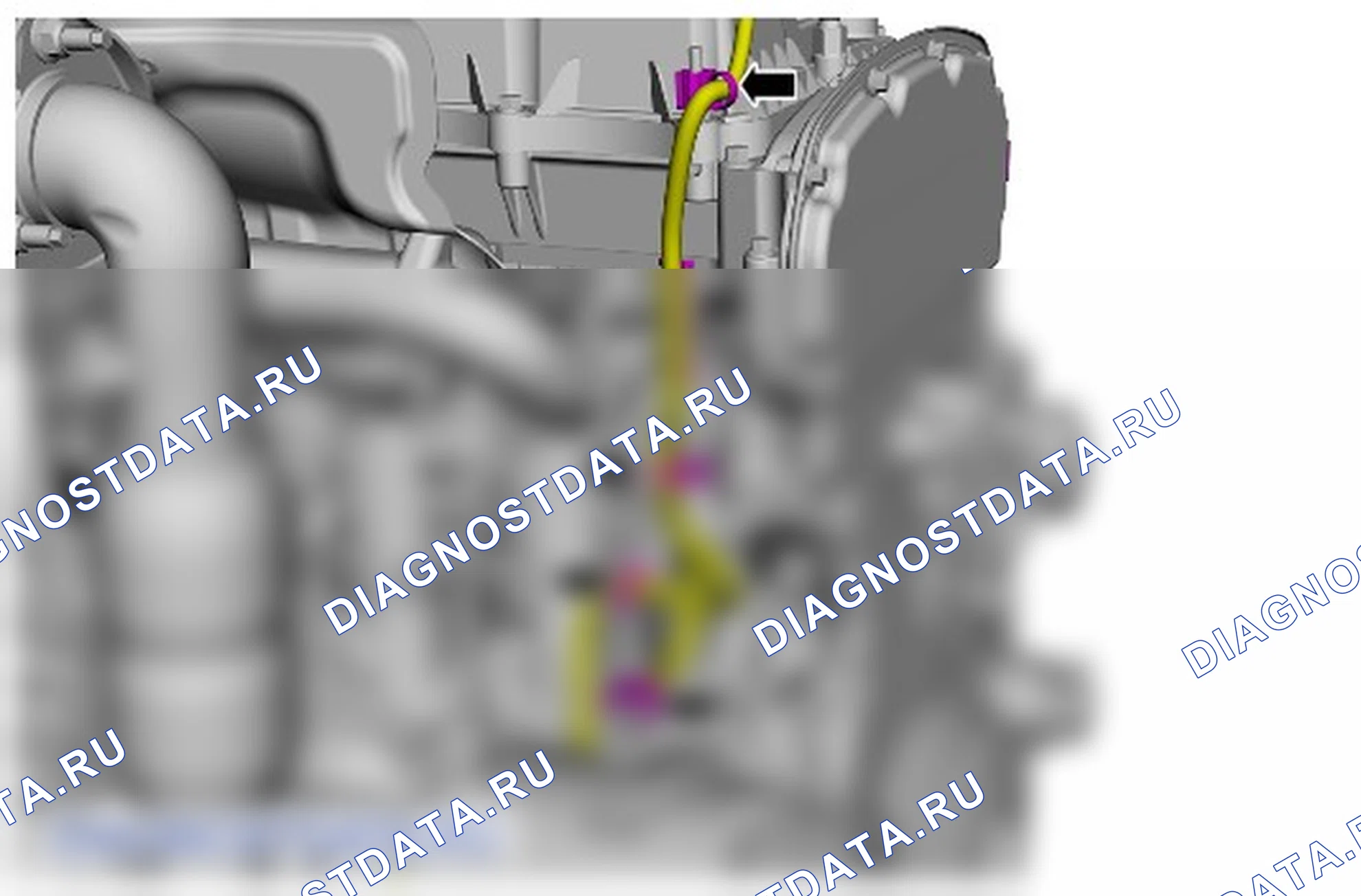 Как снять и установить жгут электропроводки моторного отделения. Ford Transit VIII