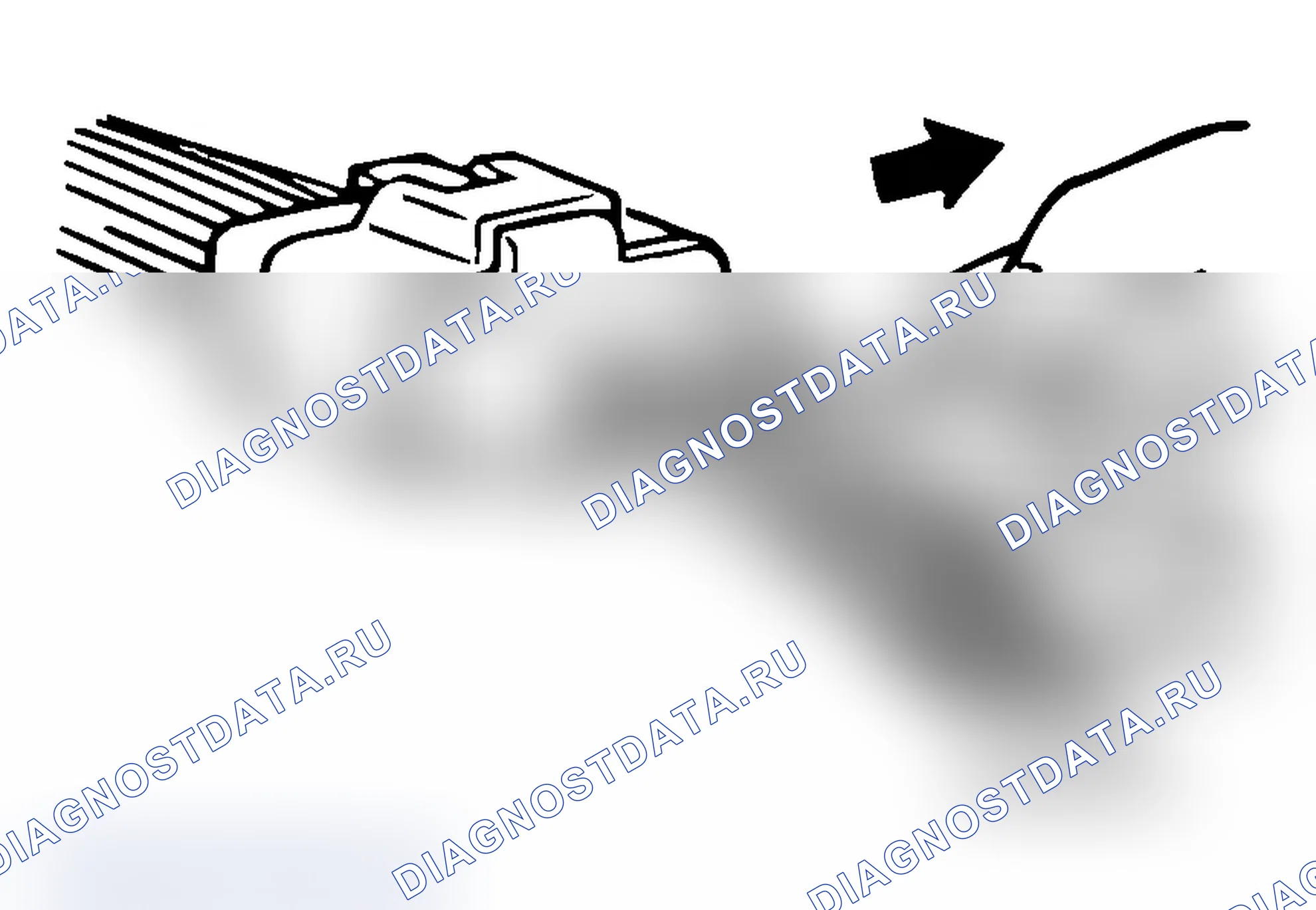 Рис. 3: НЕПРАВИЛЬНАЯ ПРОВЕРКА ЗАЦЕПЛЕНИЯ КЛЕММ. Mitsubishi Lancer Evolution IX