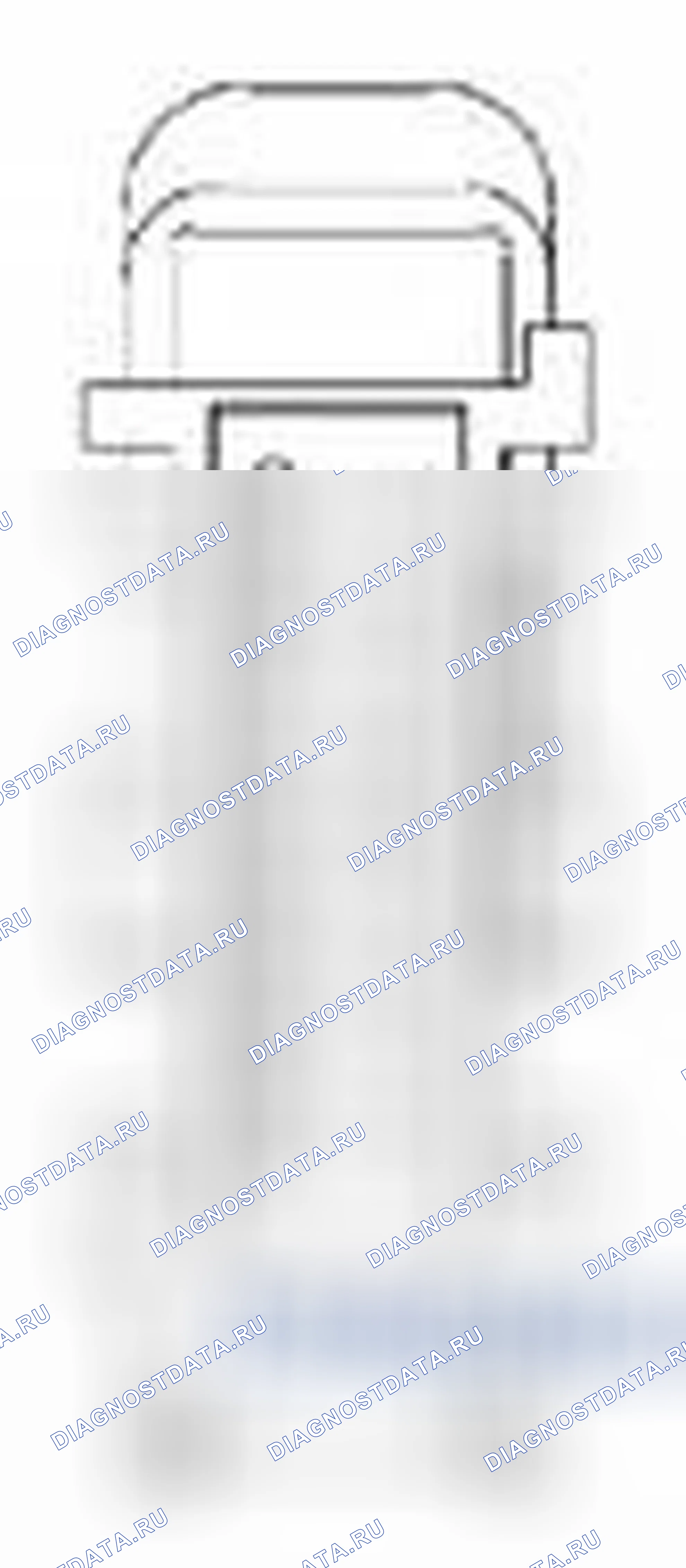 Рис. 8: диагностический тест D: расшифровка кода ошибки B10E5:11 ИЛИ B10E5:15. Ford Escape III