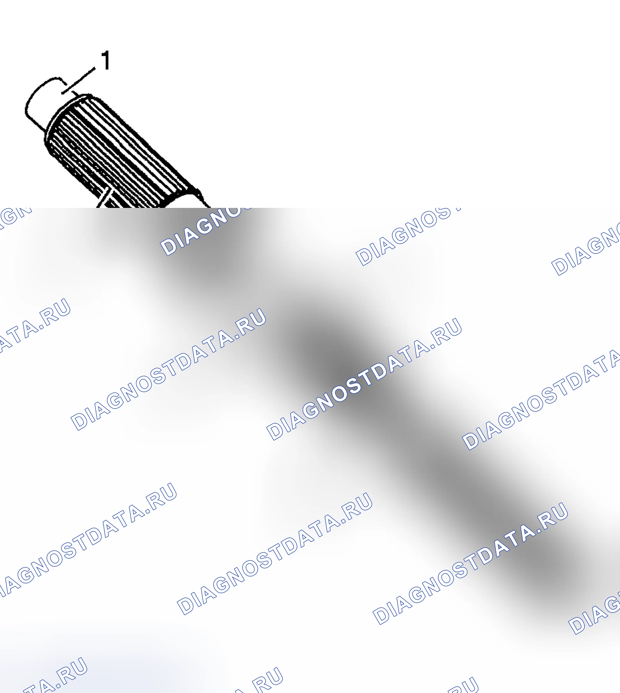 Рис. 609: Задний выходной вал. Chevrolet Silverado 2500 