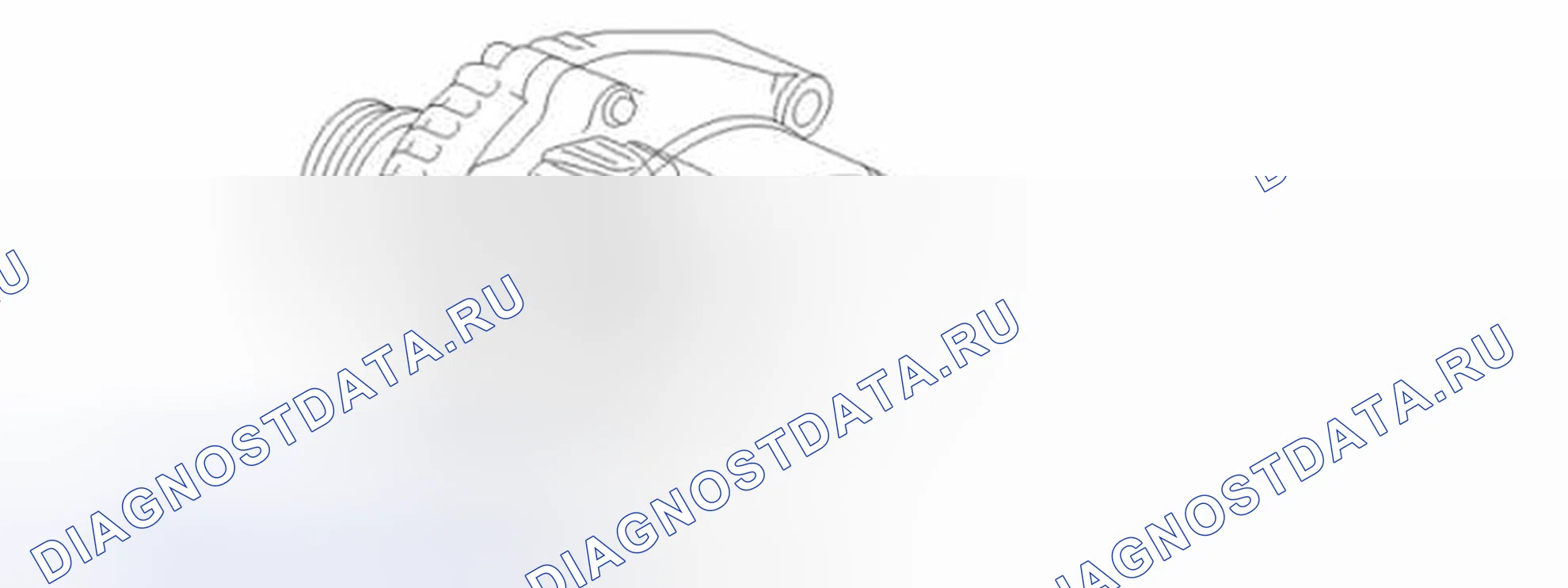 Рис. 1025: РОТОР С КОНТАКТНЫМИ КОЛЬЦАМИ. Volvo XC70 II