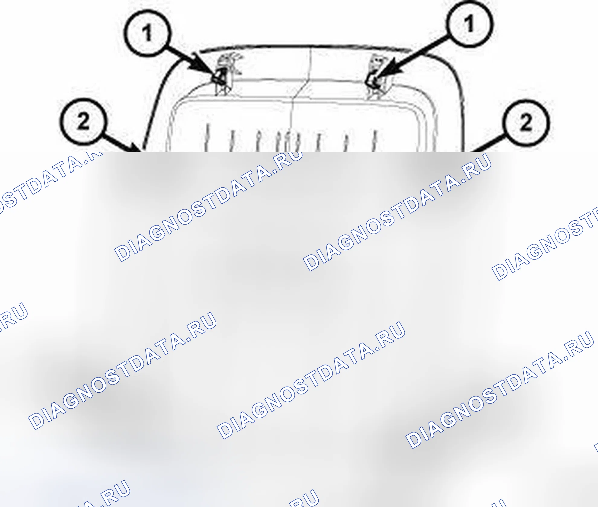 Рис. 2: ДЕМОНТАЖ. Chrysler 200 I