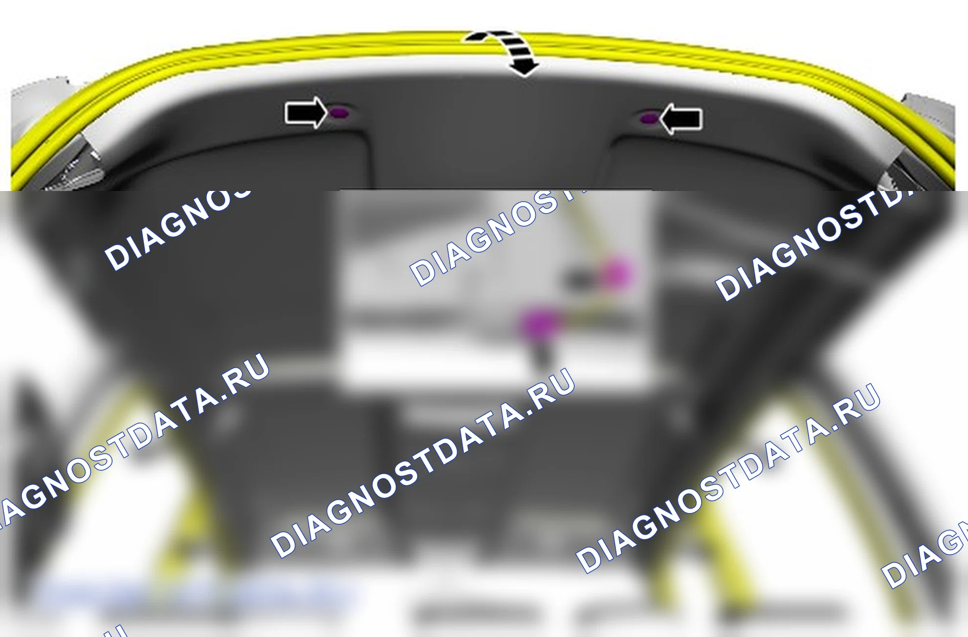 Как снять и установить обивку потолка — опускание. Ford S-MAX I рестайлинг