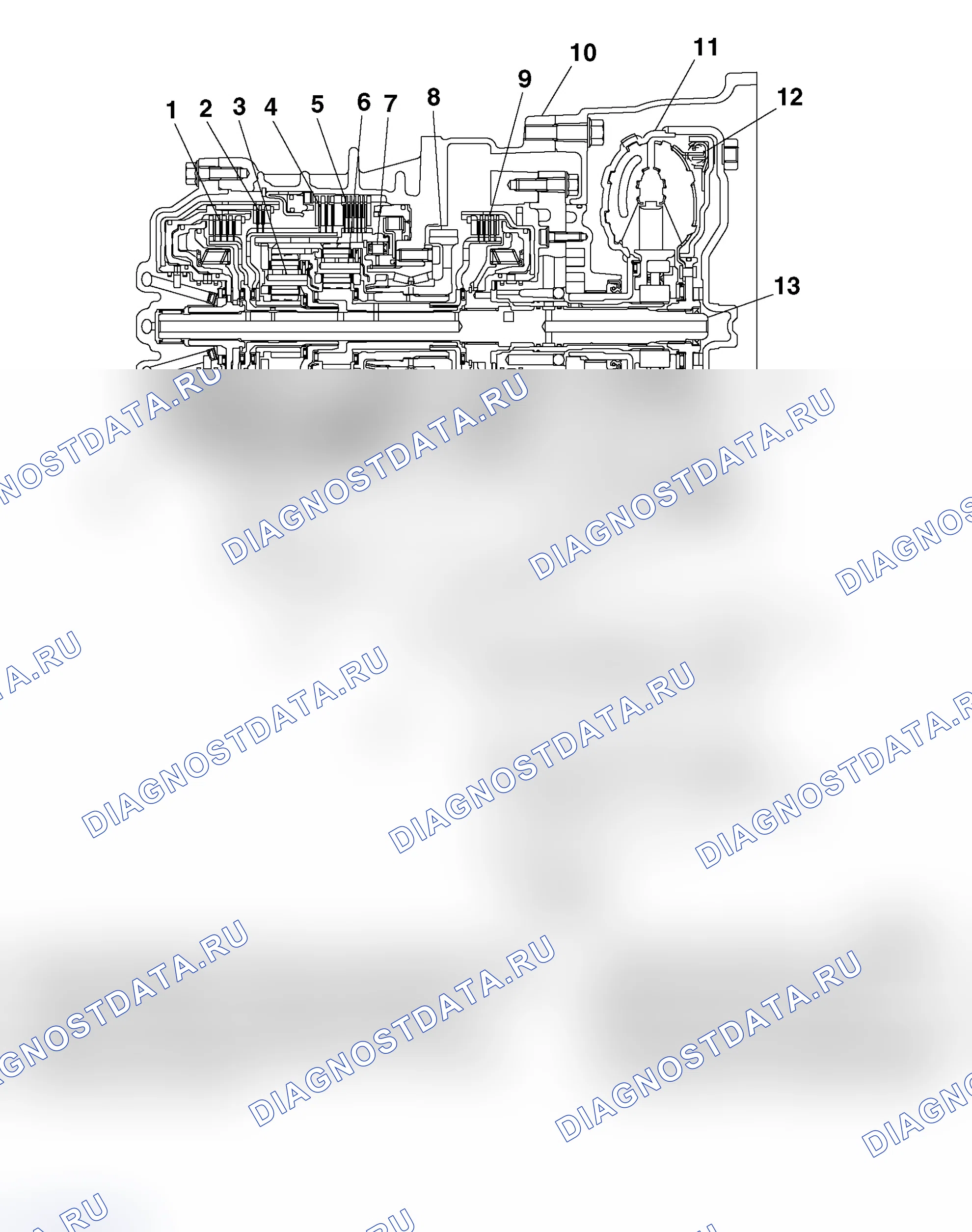 Рис. 255: Разрез. Mitsubishi Lancer Evolution IX