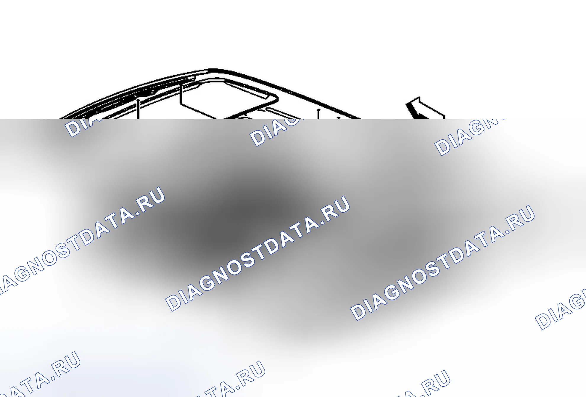 Рис. 7: Замена рамы люка. Chevrolet Traverse I