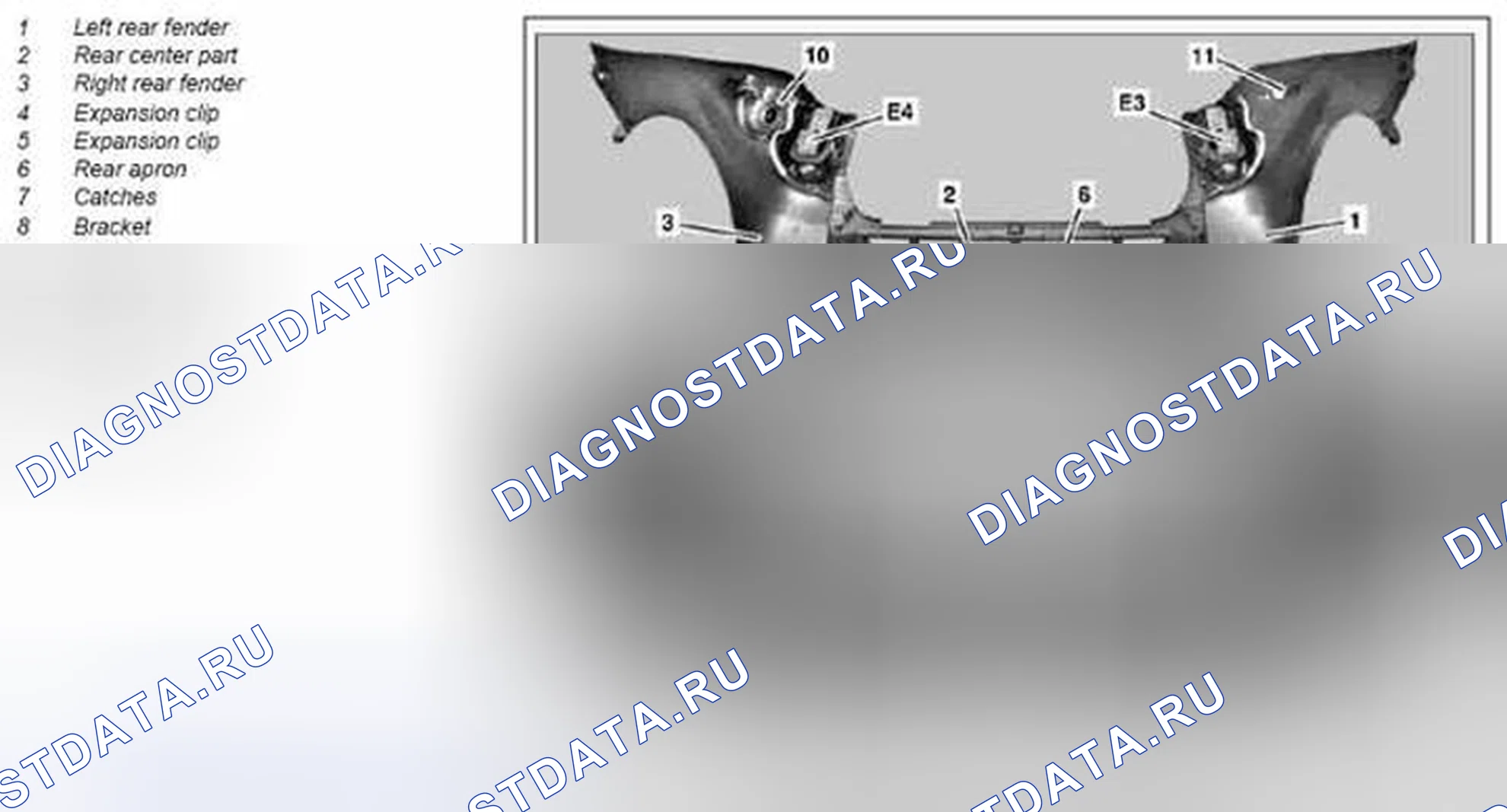 Рис. 19: Снять / установить заднее крыло - AR88.10-P-1100MCC. Kia Soul I