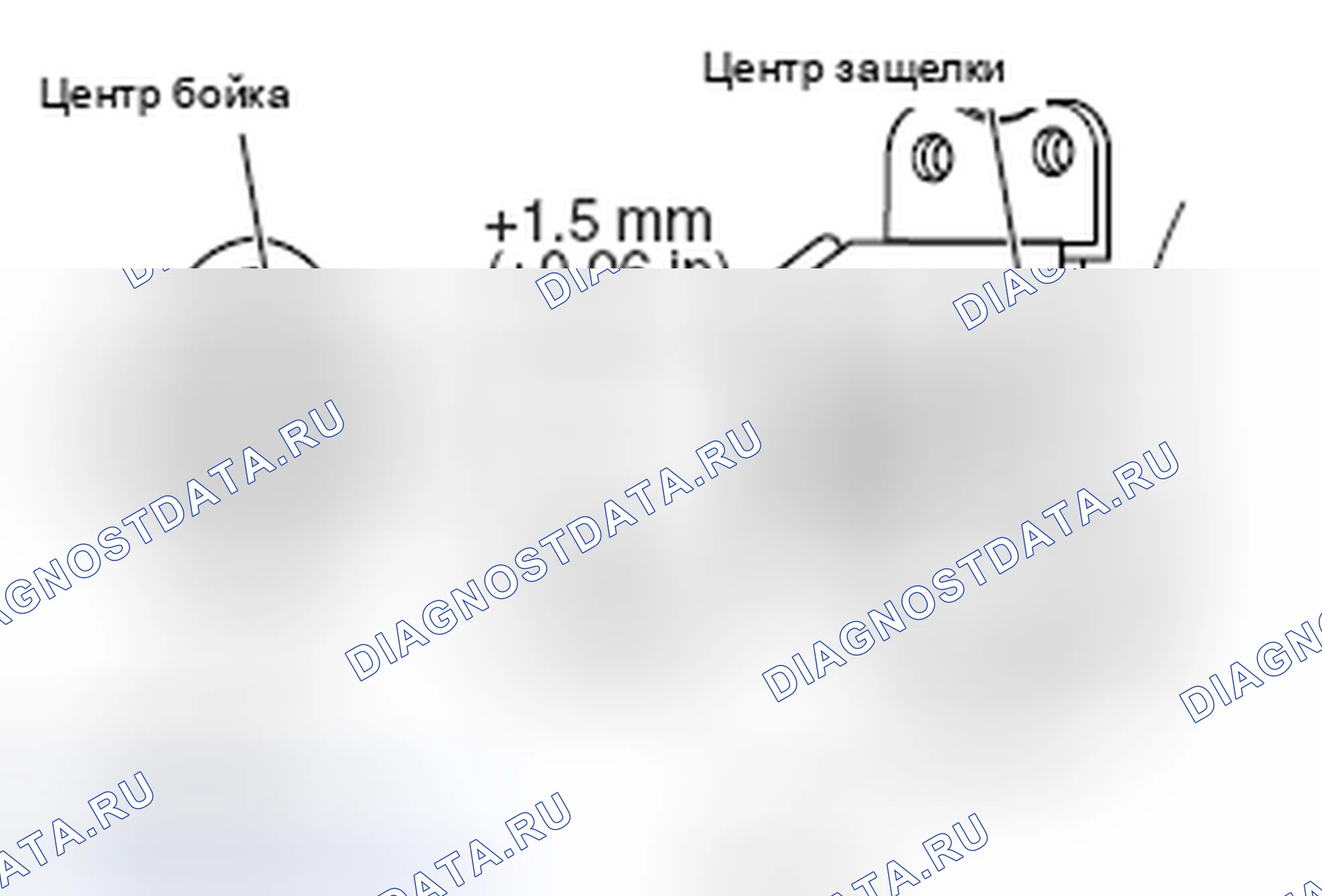 Рис. 49: >> C <<УСТАНОВКА БОЙКА. Mitsubishi Lancer Ralliart X рестайлинг