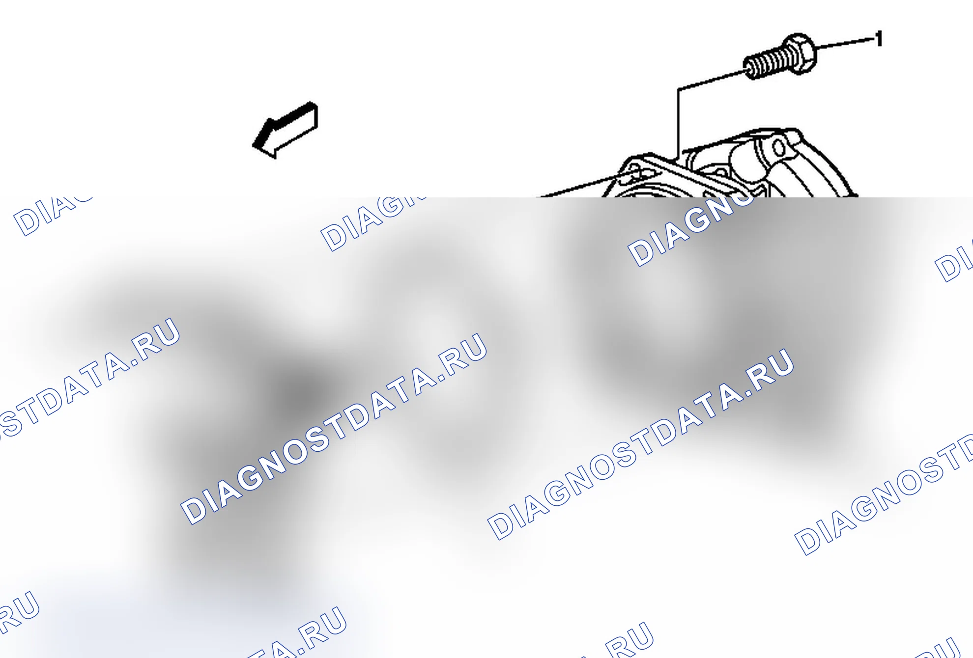 Рис. 11: Замена адаптера раздаточной коробки. Chevrolet Silverado 2500 HD 
