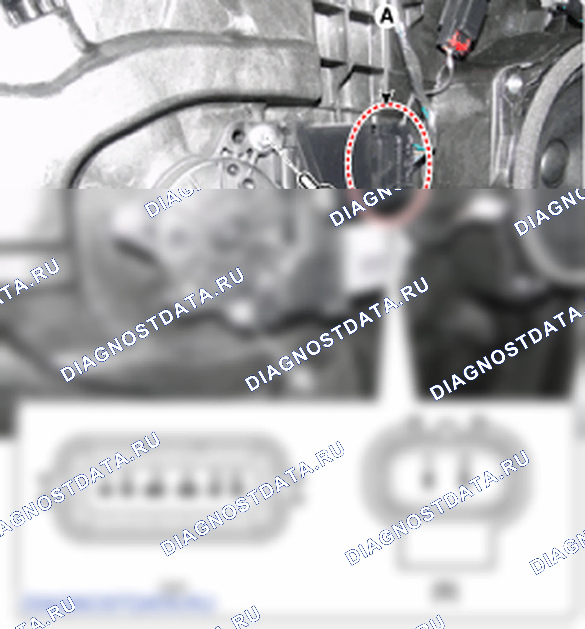 Проверка электродвигателя стеклоподъемника. Hyundai Santafe Sport DMA