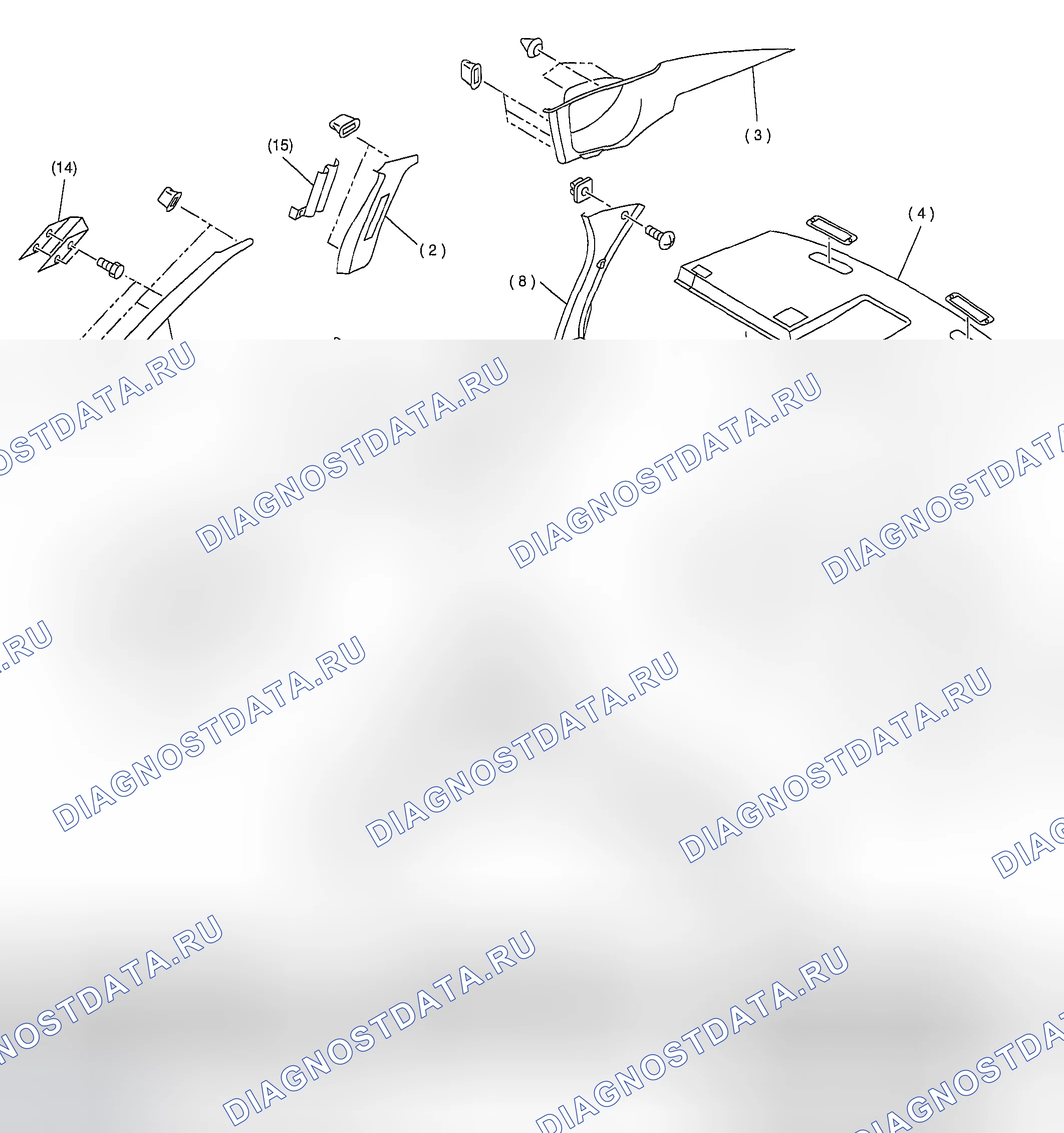 Рис. 8: ВНУТРЕННЯЯ ОТДЕЛКА (СЕДАН). Hyundai Creta II