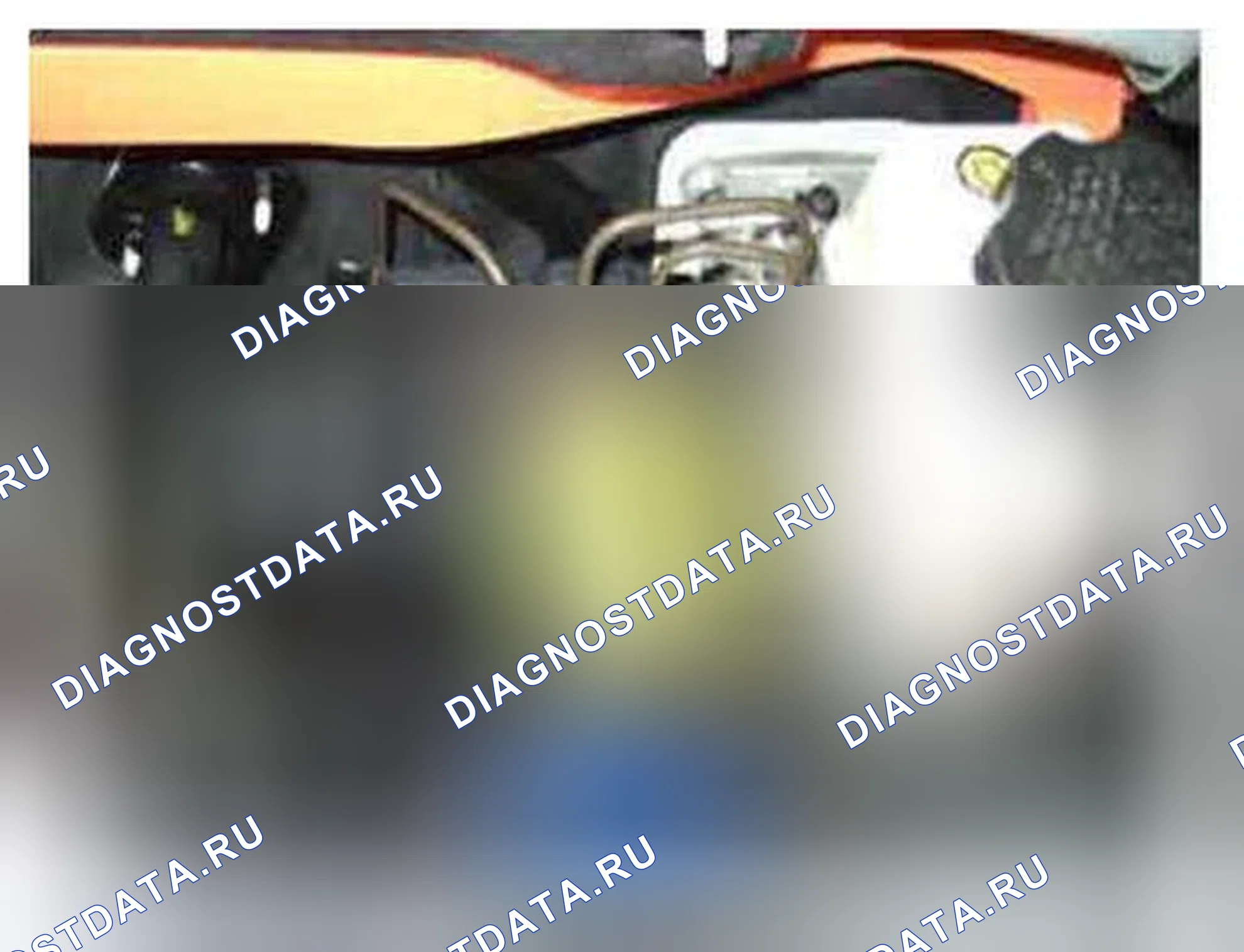 Рис. 206: Расположение компонентов. Hyundai Sonata VI