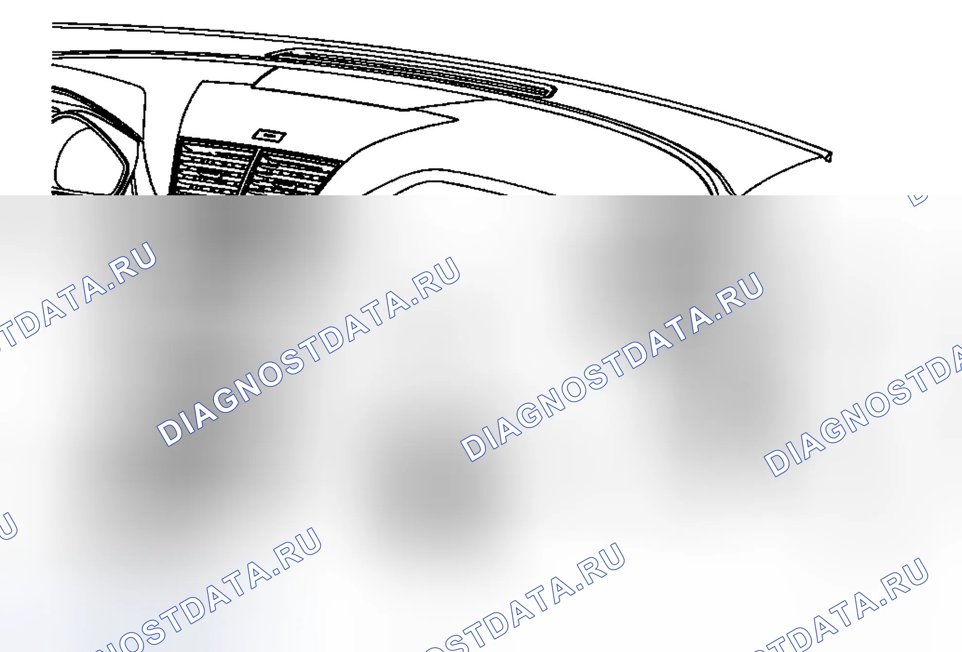 Рис. 160: Замена крышки отверстия доступа отсека приборной панели (траверса). Chevrolet Traverse I