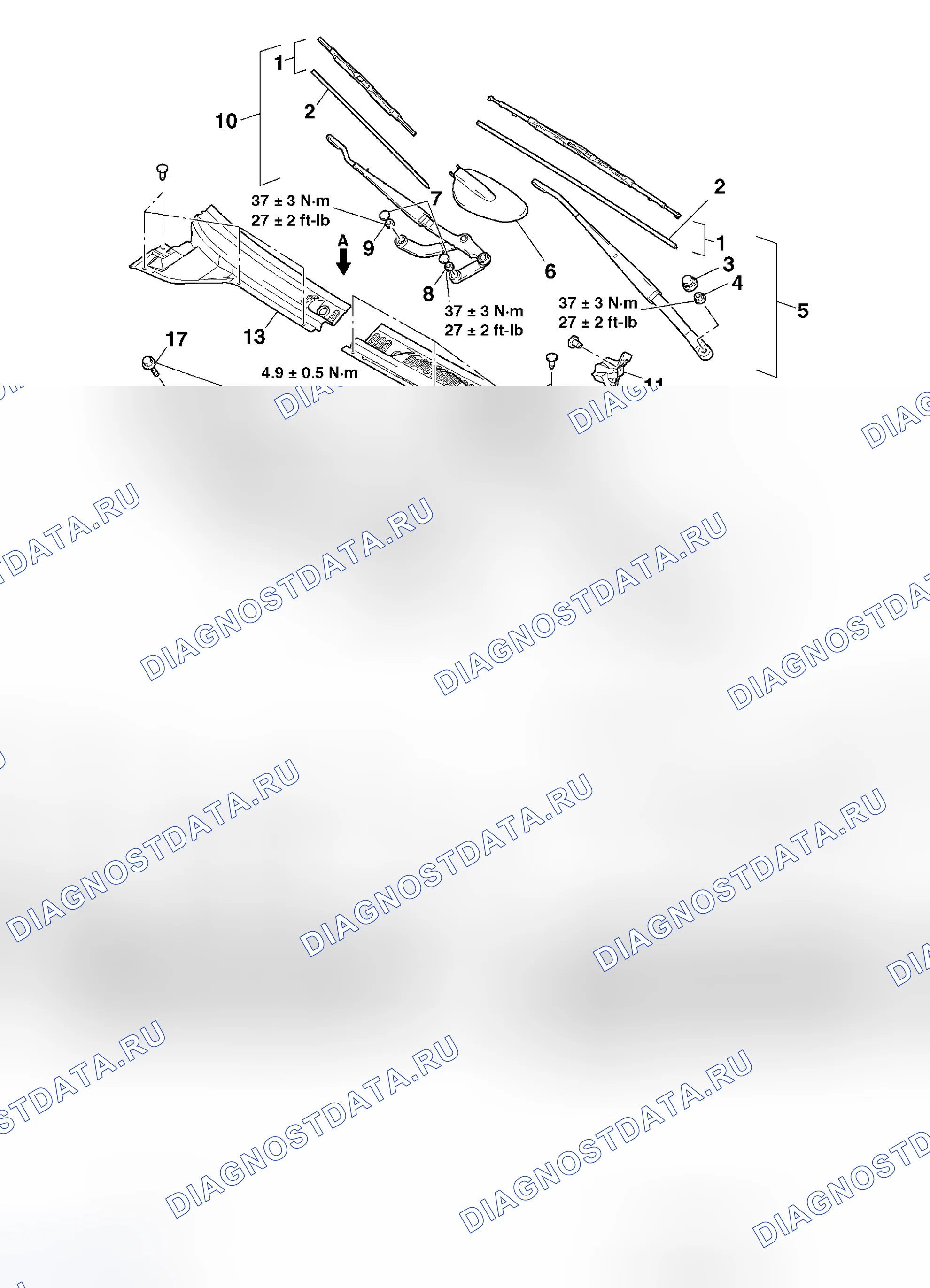 Рис. 59: ДЕМОНТАЖ И МОНТАЖ. Mitsubishi Endeavor I