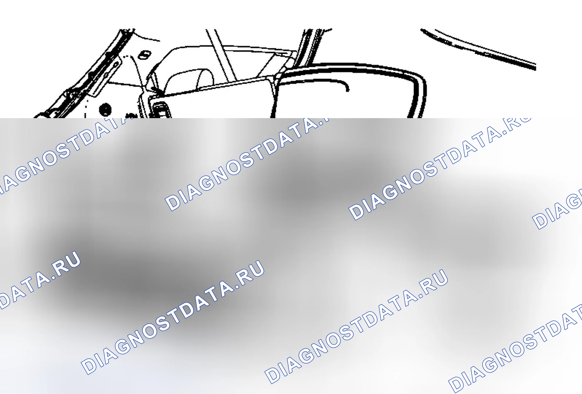 Рис. 47: Замена задней бамперной панели (анклав и траверса). GMC Acadia I рестайлинг