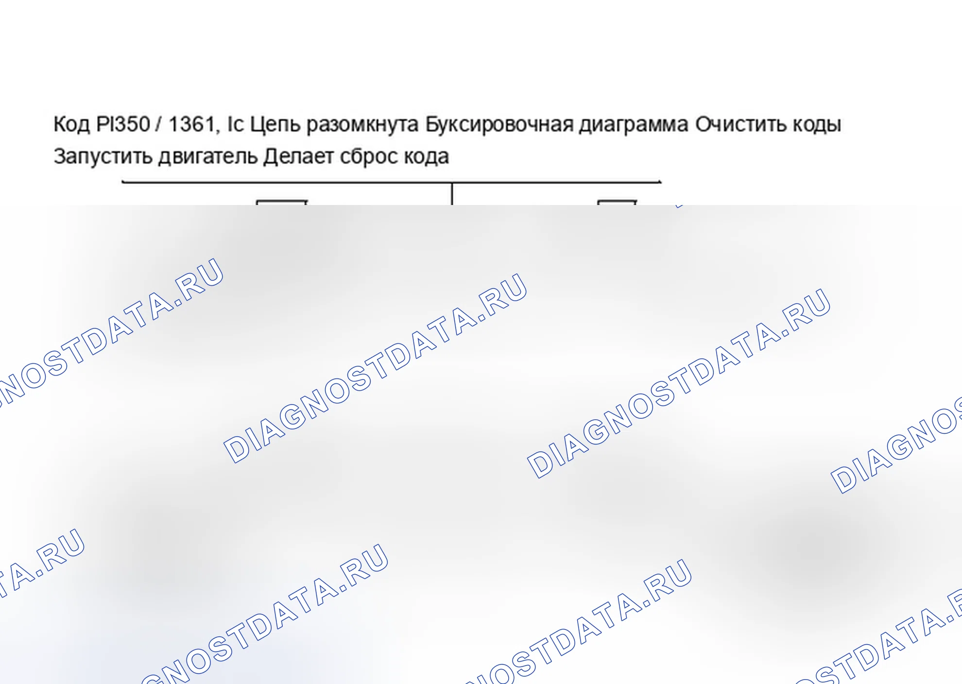 Рис. 37: Код P1350 / 1361, разомкнутая блок-схема цепи ИС (3.1L). Buick Century V