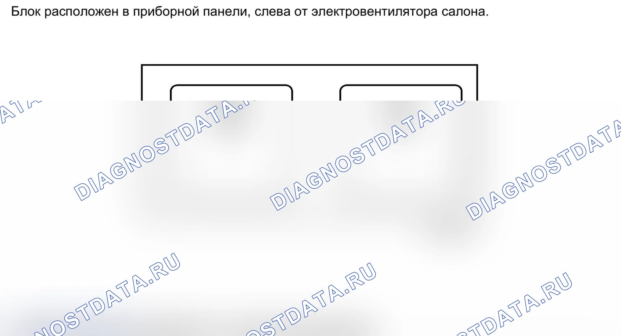 Блок реле (1173) — раскладка. Renault Megane II
