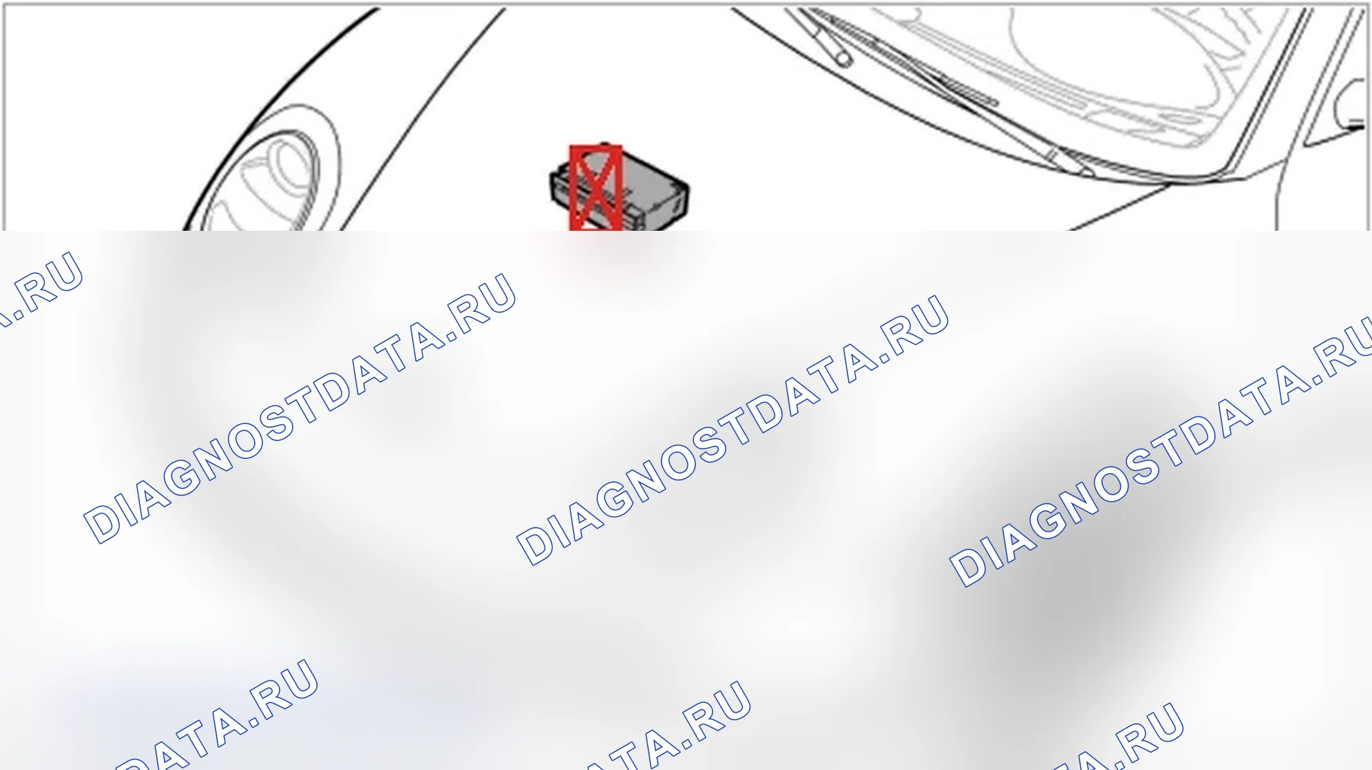 Рис. 7: Удаление навигационного блока. Porsche Cayman S 987