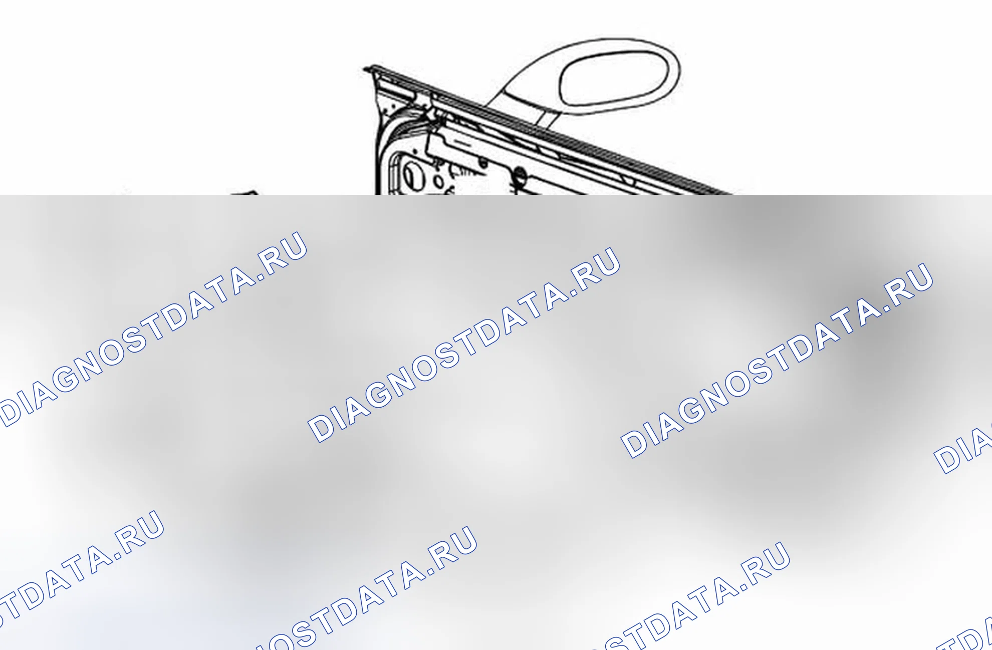 Рис. 24: Замена энергопоглощающей подушки (для пассажиров). Chevrolet Corvette C6