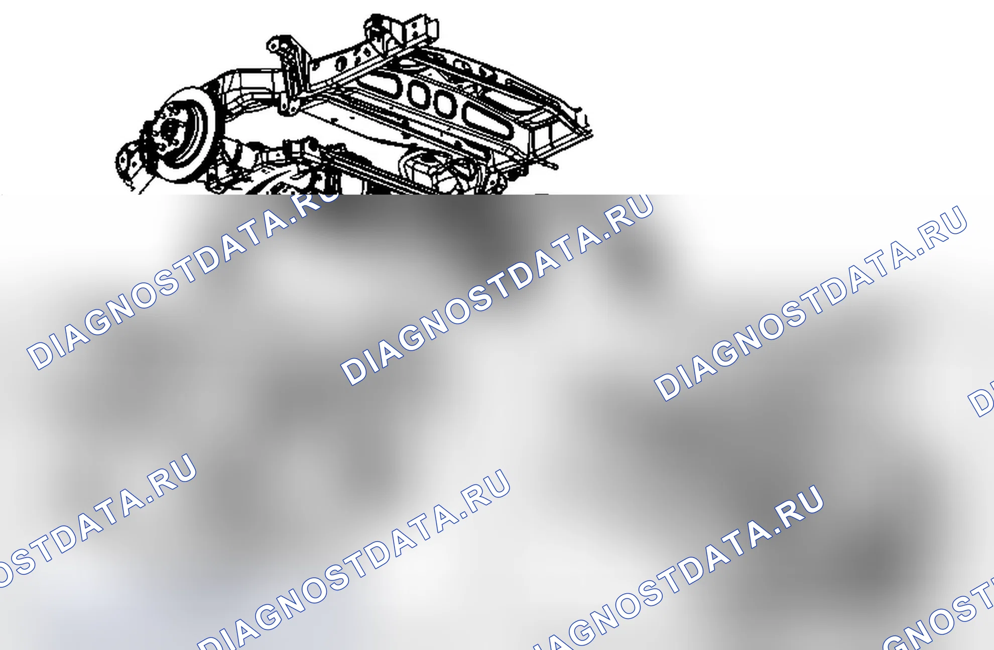 Рис. 7: Замена тяги заднего моста. Chevrolet Tahoe III