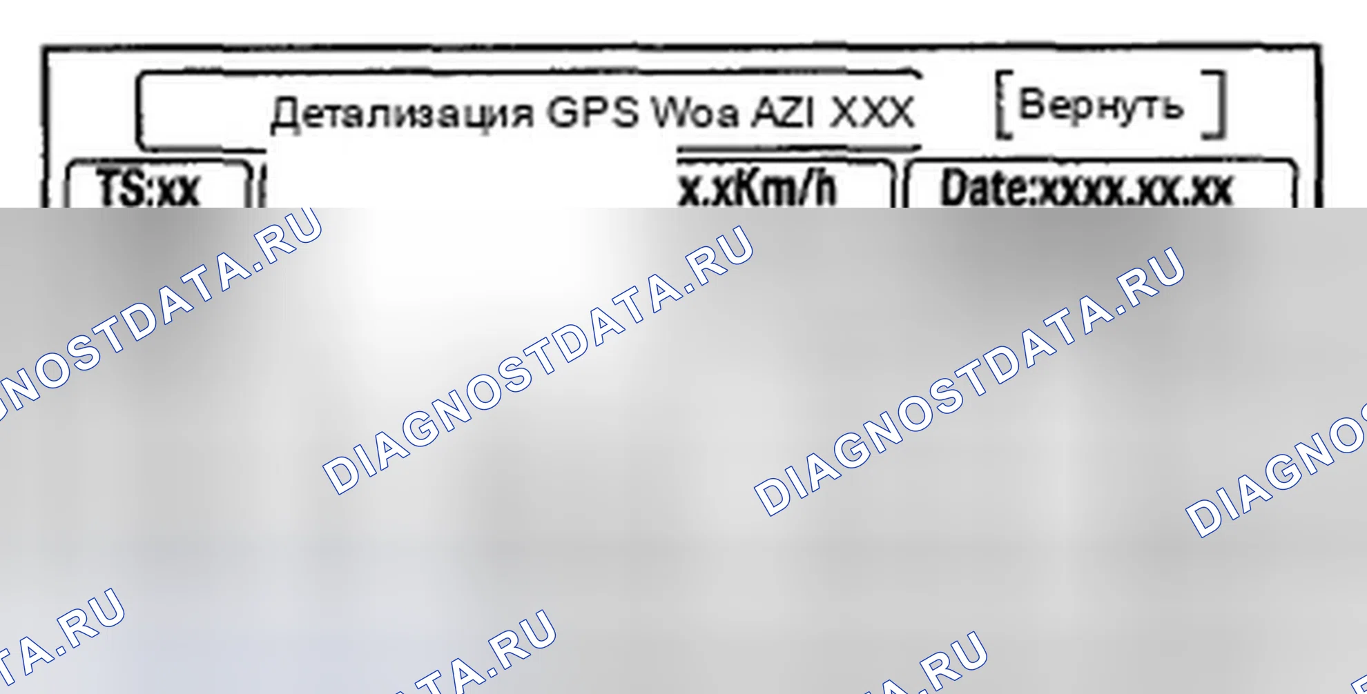 Рис. 96: Детализация GPS. Honda Element YH2 рестайлинг