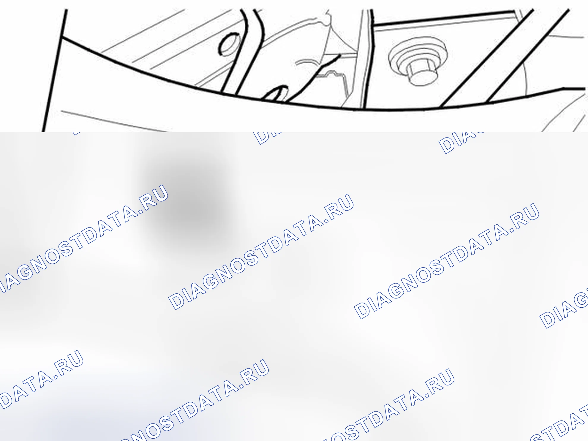 Рис. 119: СНЯТИЕ ЗАЖИМОВ ДЛЯ ТОРМОЗНОГО ТРОСА. Volvo S40 II рестайлинг
