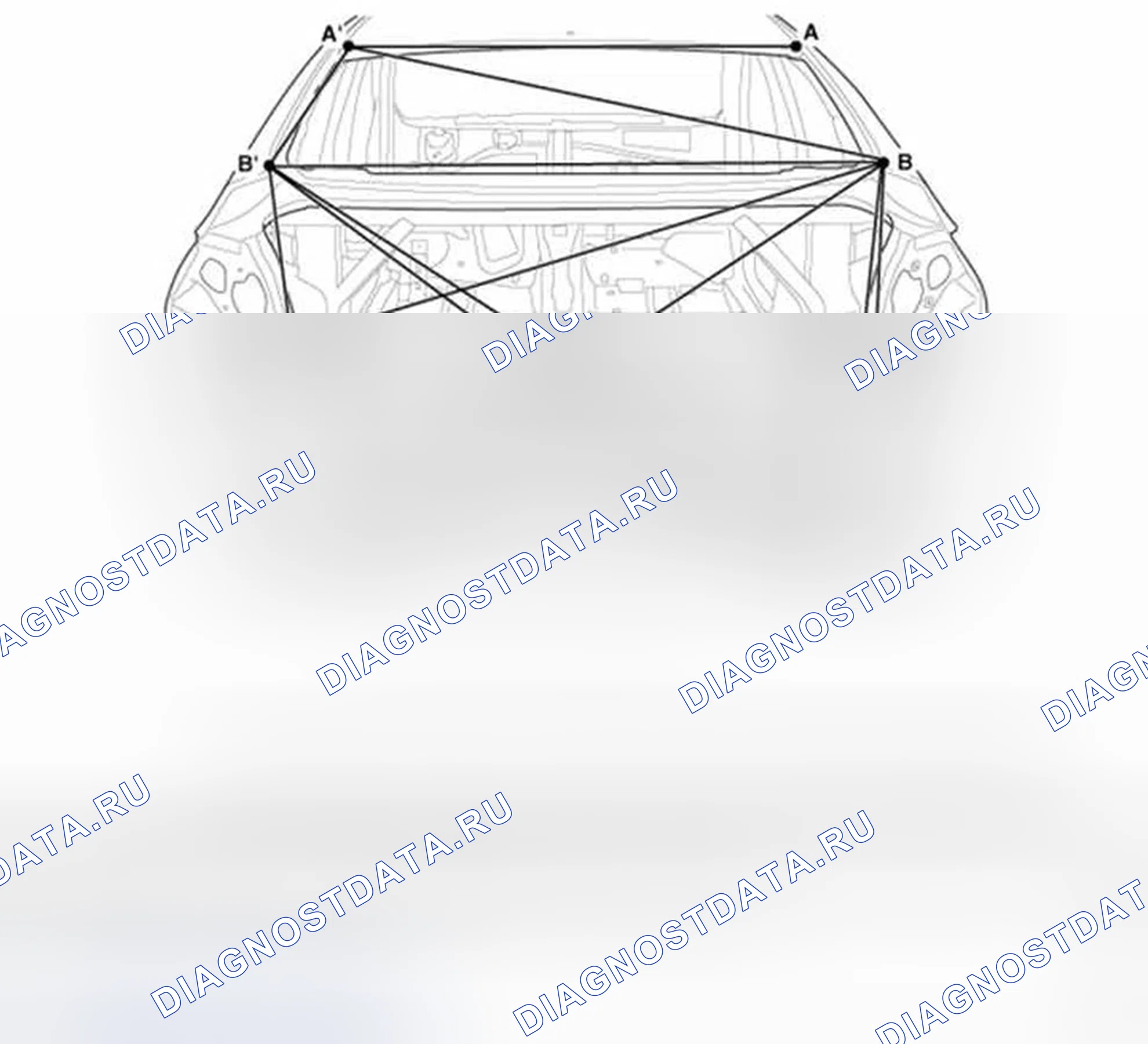 Рис. 22: Ремонт задней части. Hyundai Elantra V