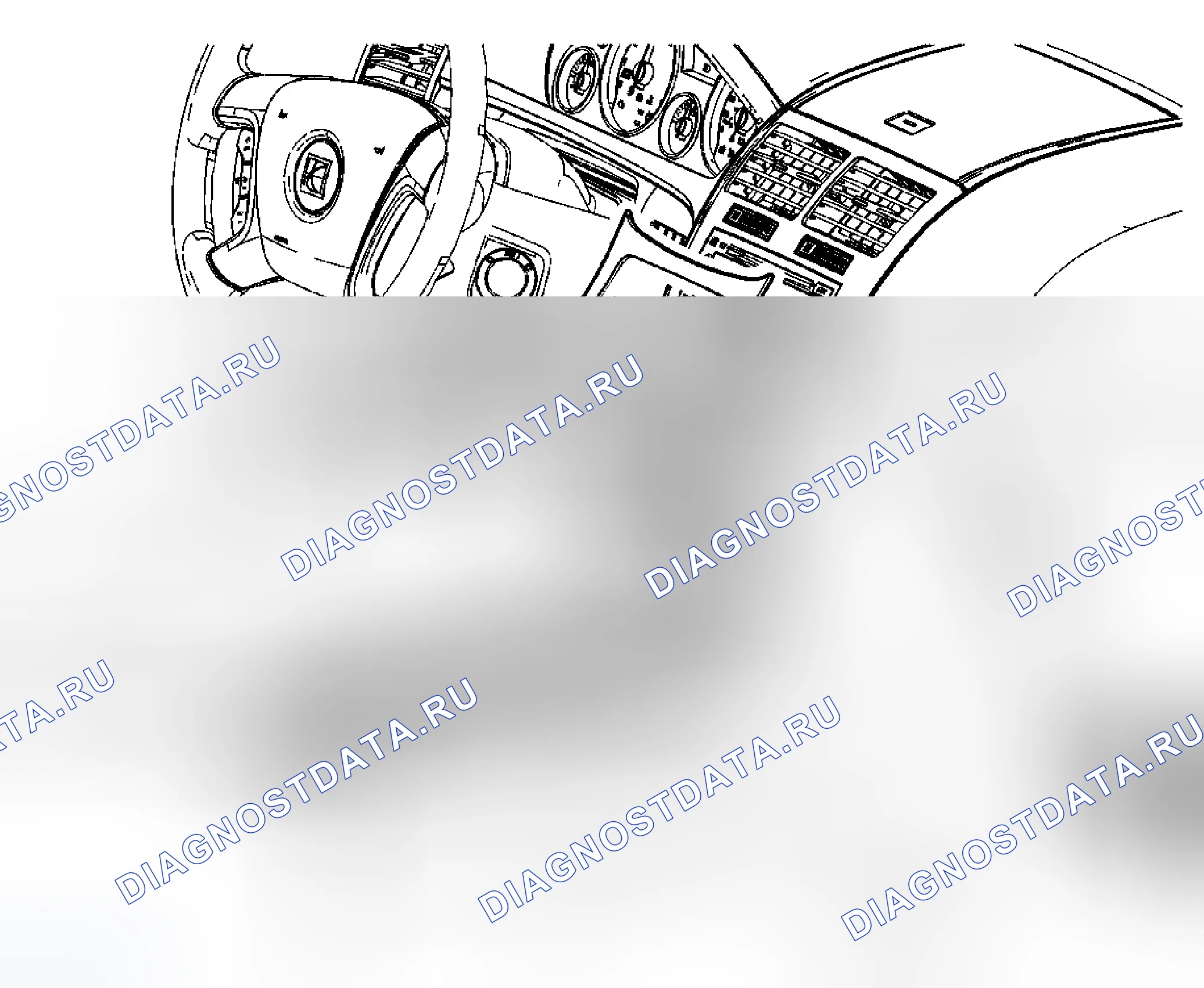 Рис. 179: Замена обрезной пластины для передней напольной консоли (OUTLOOK). Chevrolet Traverse I