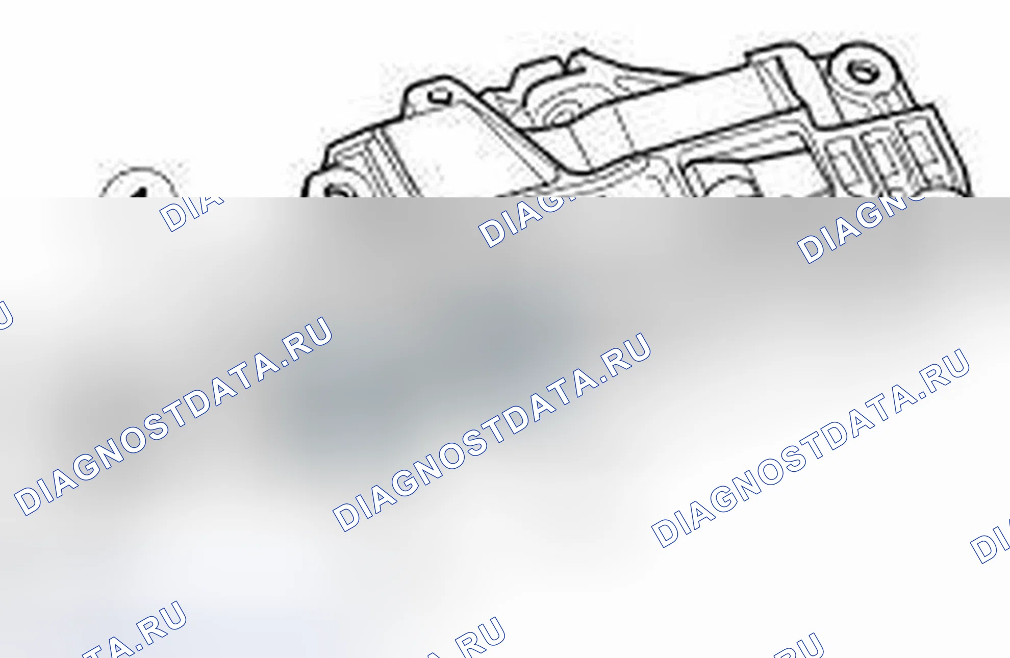 Рис. 60: H - Датчики открытия и закрытия передней защелки. Jaguar XKR II