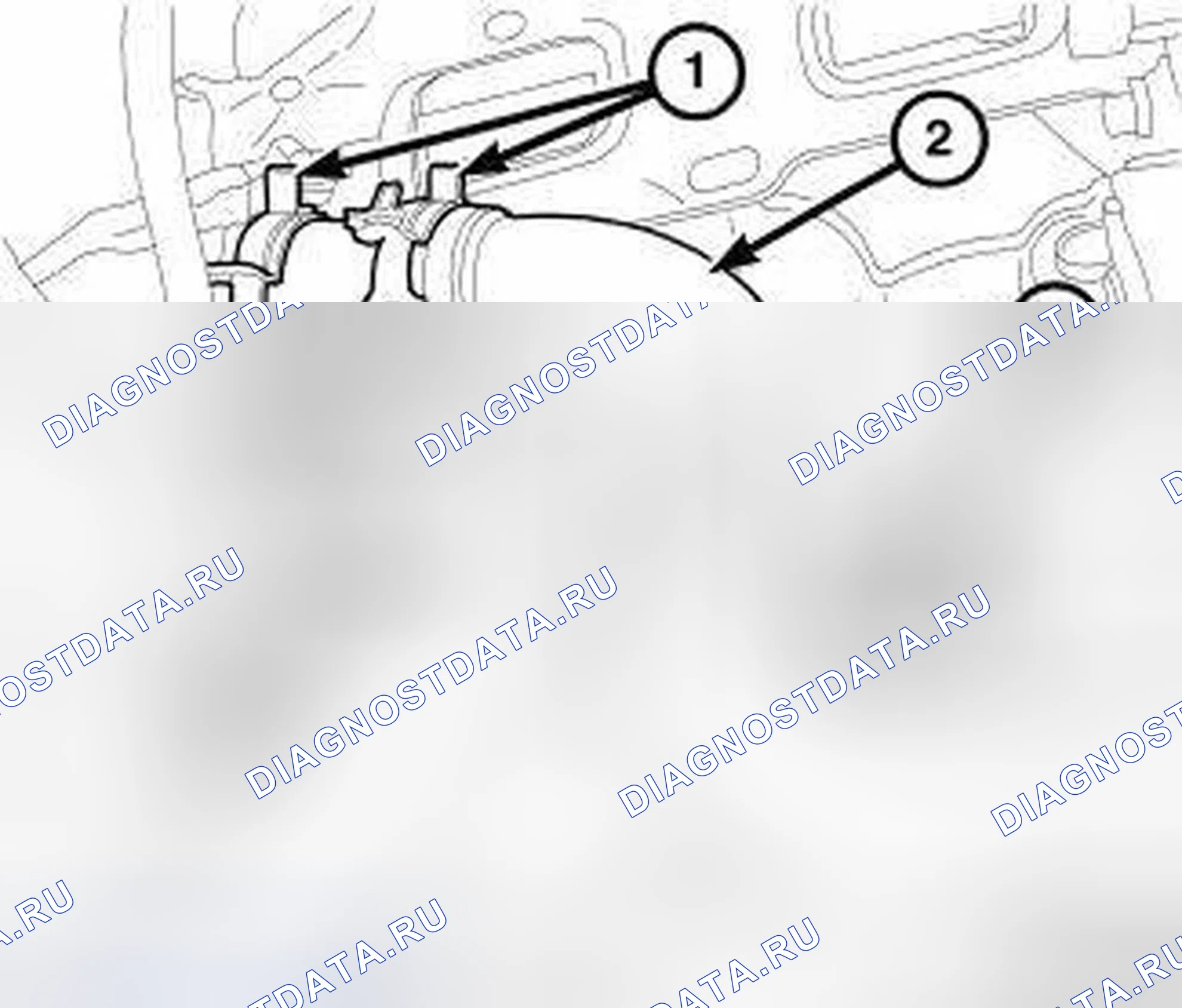 Рис. 33: ДВИГАТЕЛЬ 2,7л. Dodge Journey I