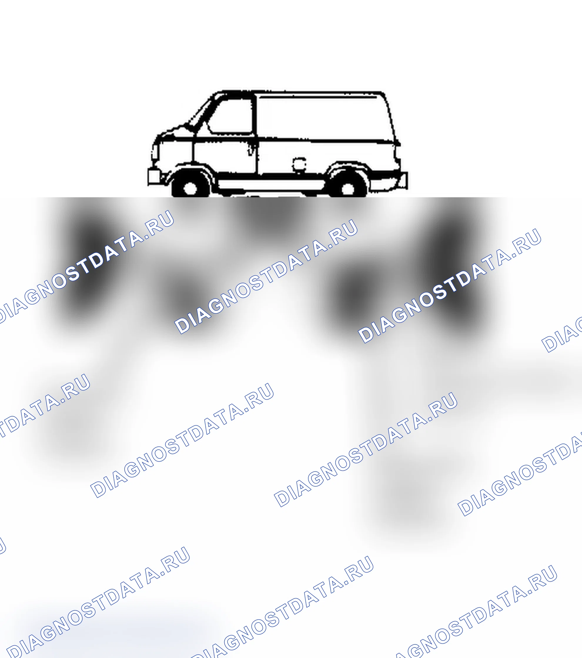 Рис. 8: Подъемные точки (Astro Van и Safari Van). Chevrolet Cab & Chassis C20 