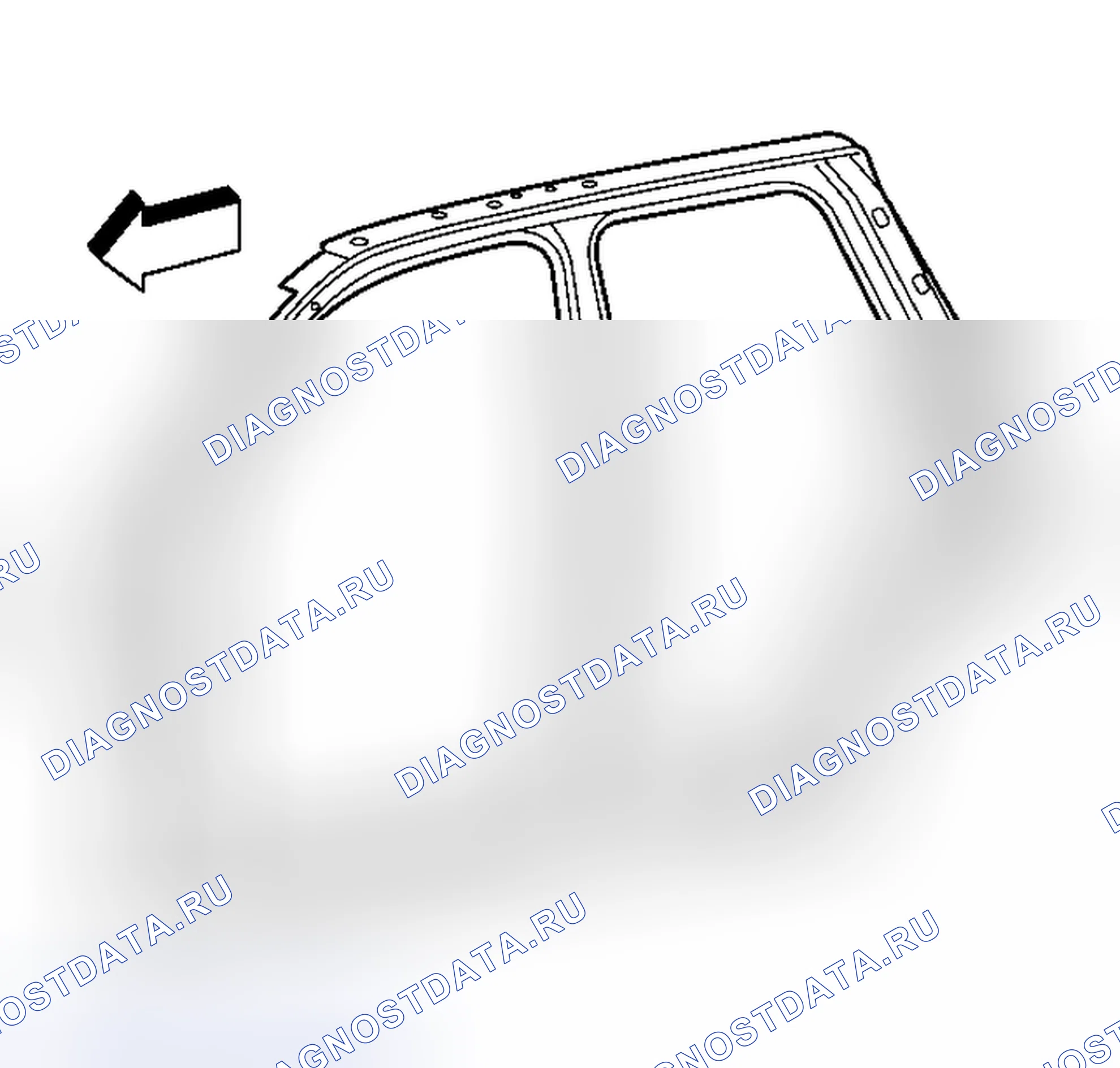 Рис. 229: Процедура установки. Saab 9-7X I